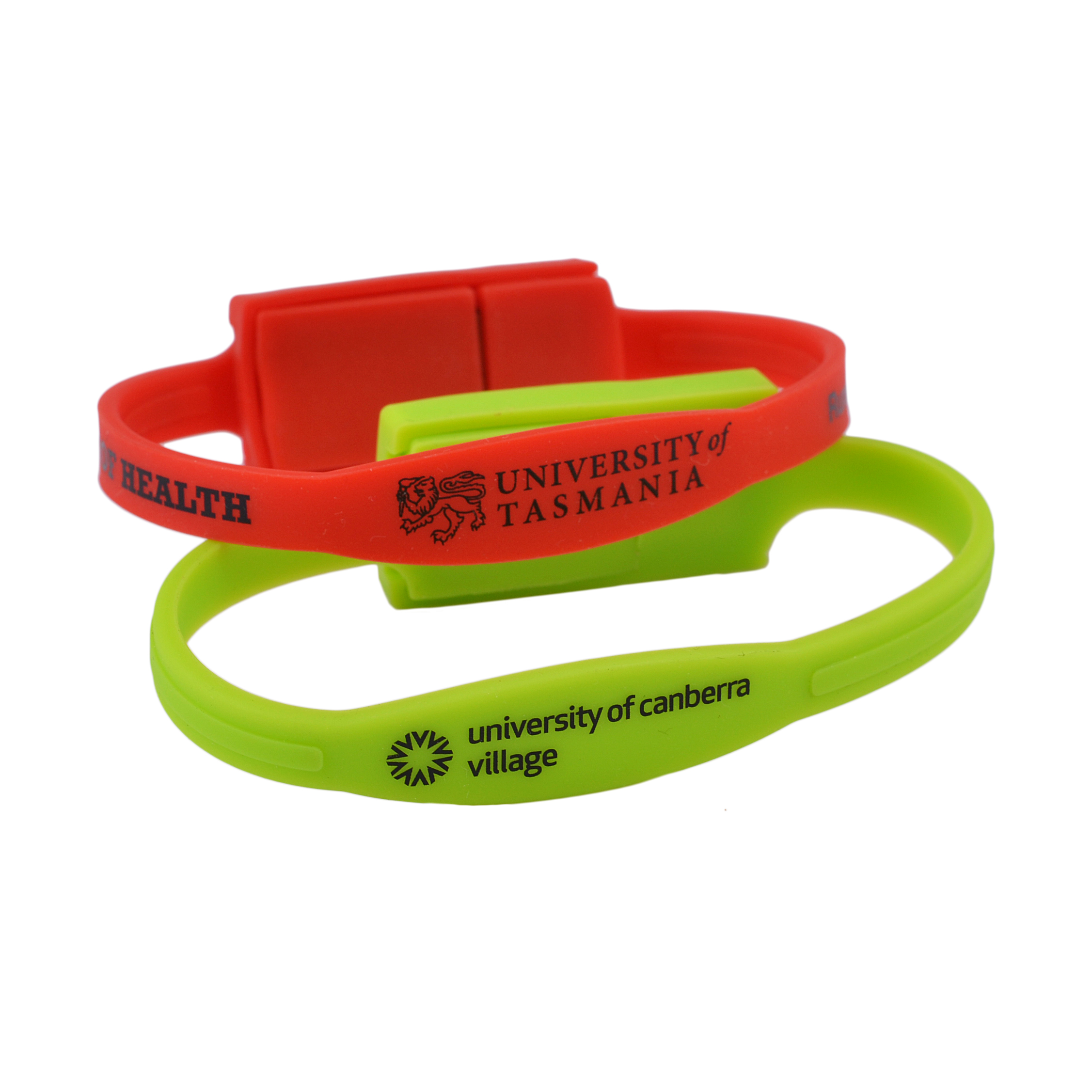 Slim Silicone Wristband Flash Drive - Image 2