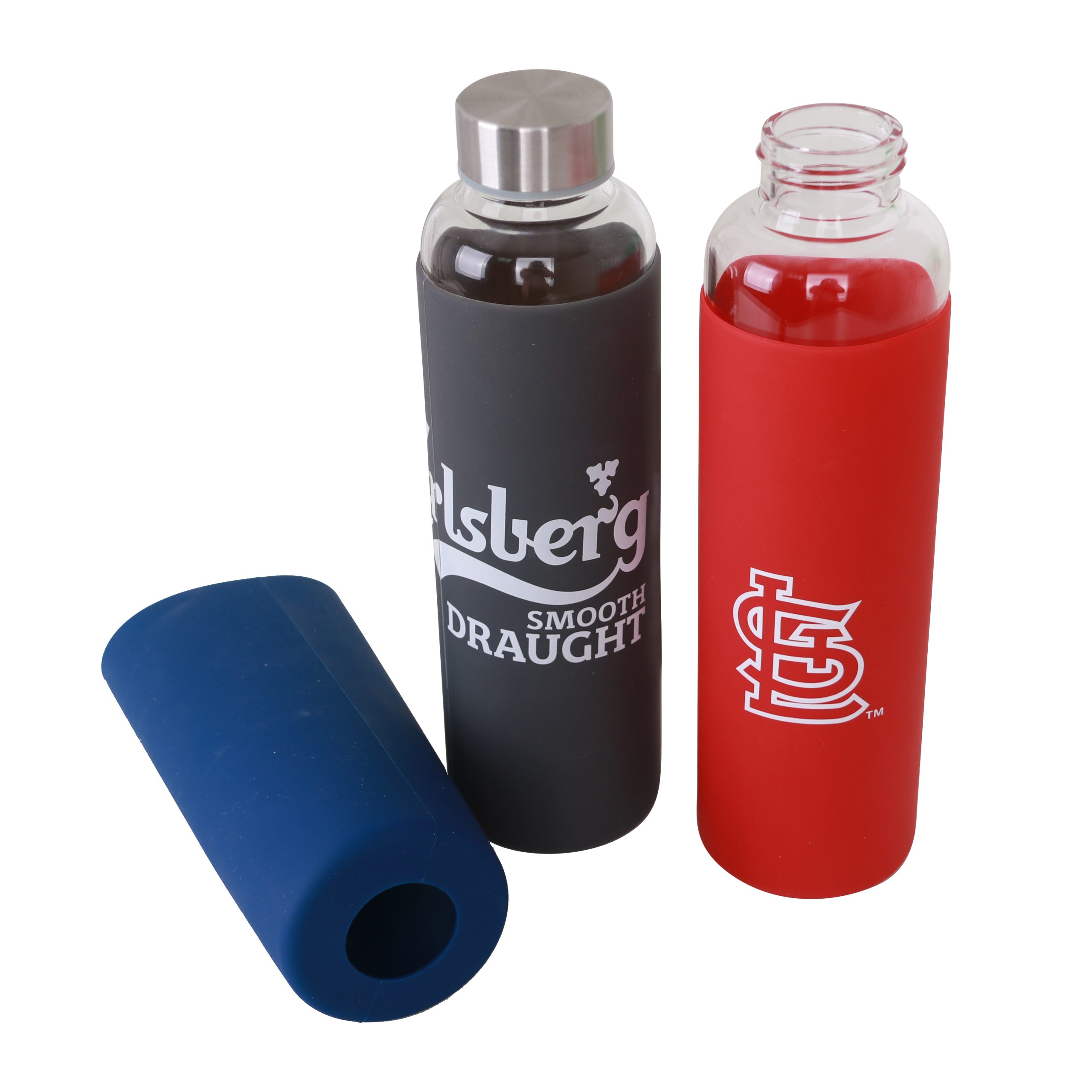 550ml Glass Drink Bottle with Stainless steel Lid - Image 13