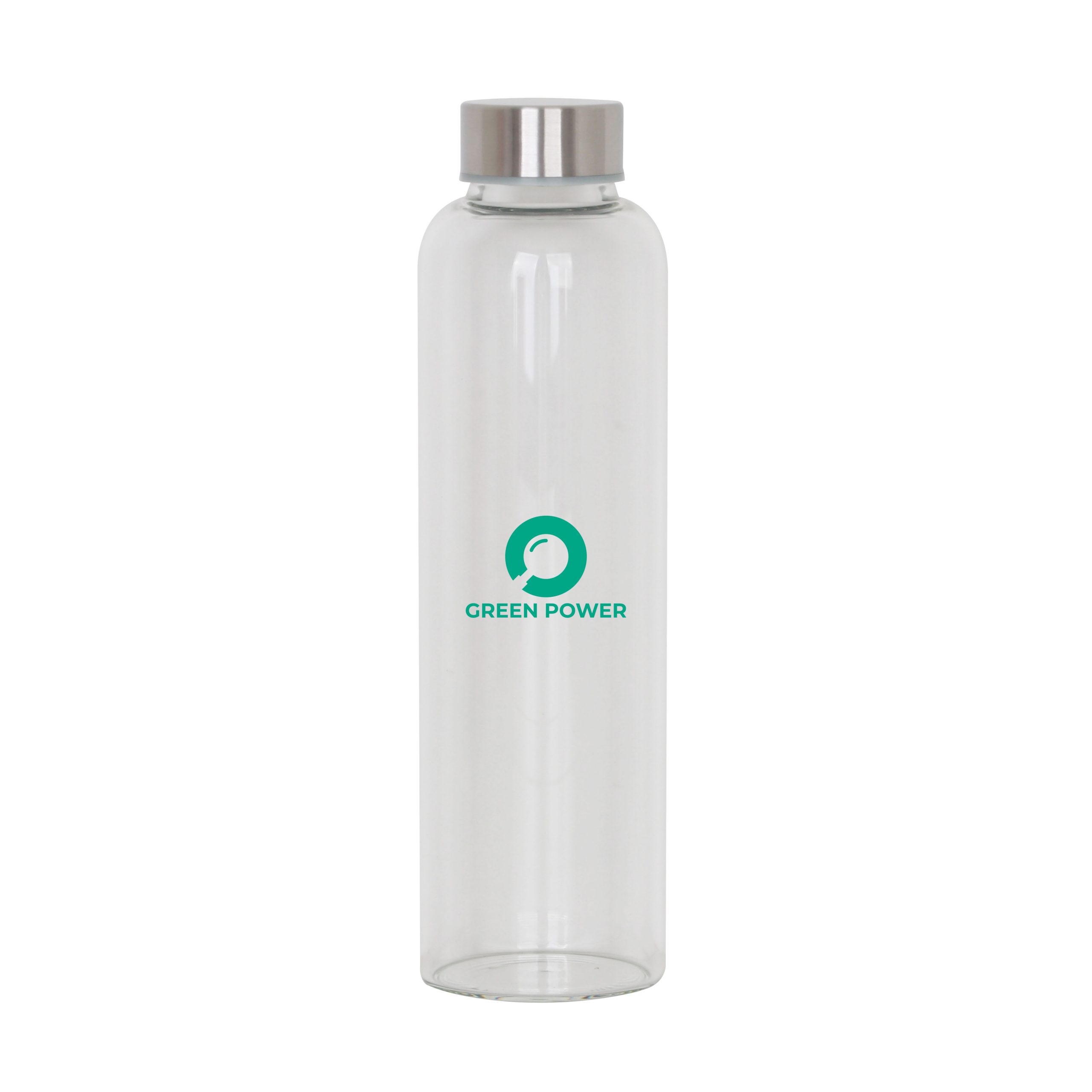 550ml Glass Drink Bottle with Stainless steel Lid - Image 2