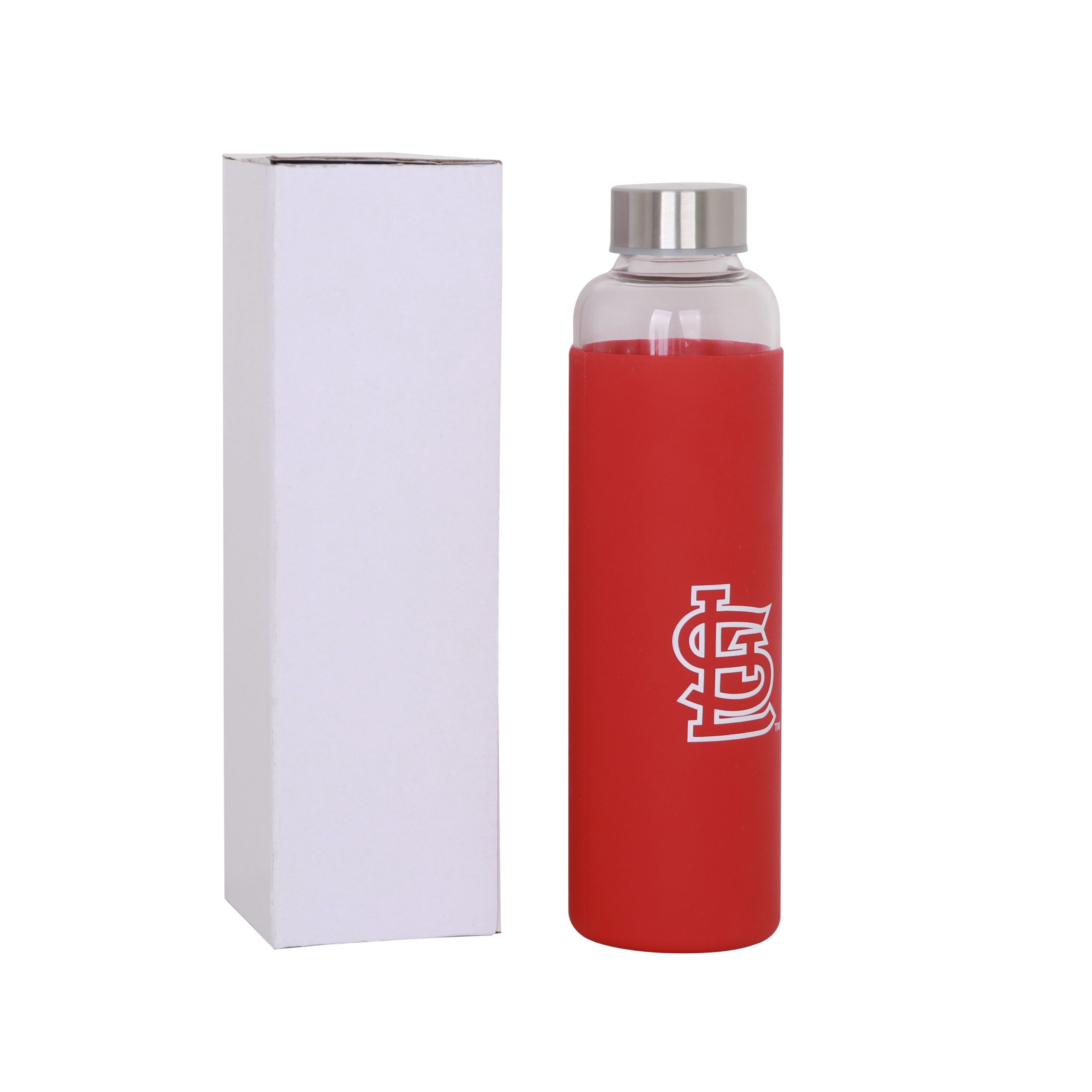 550ml Glass Drink Bottle with Stainless steel Lid - Image 4