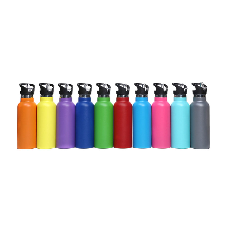 500ml Double Wall Vacuum Bottle with Flip Valve Lid - Image 18
