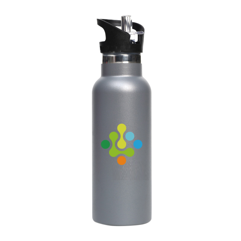 500ml Double Wall Vacuum Bottle with Flip Valve Lid - Image 19
