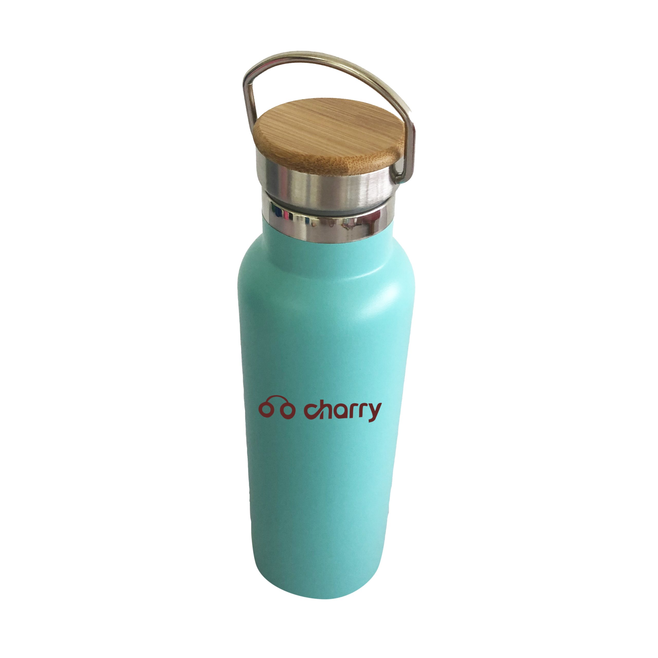 500ml Double Wall Vacuum Bottle with Bamboo Lid - Image 23