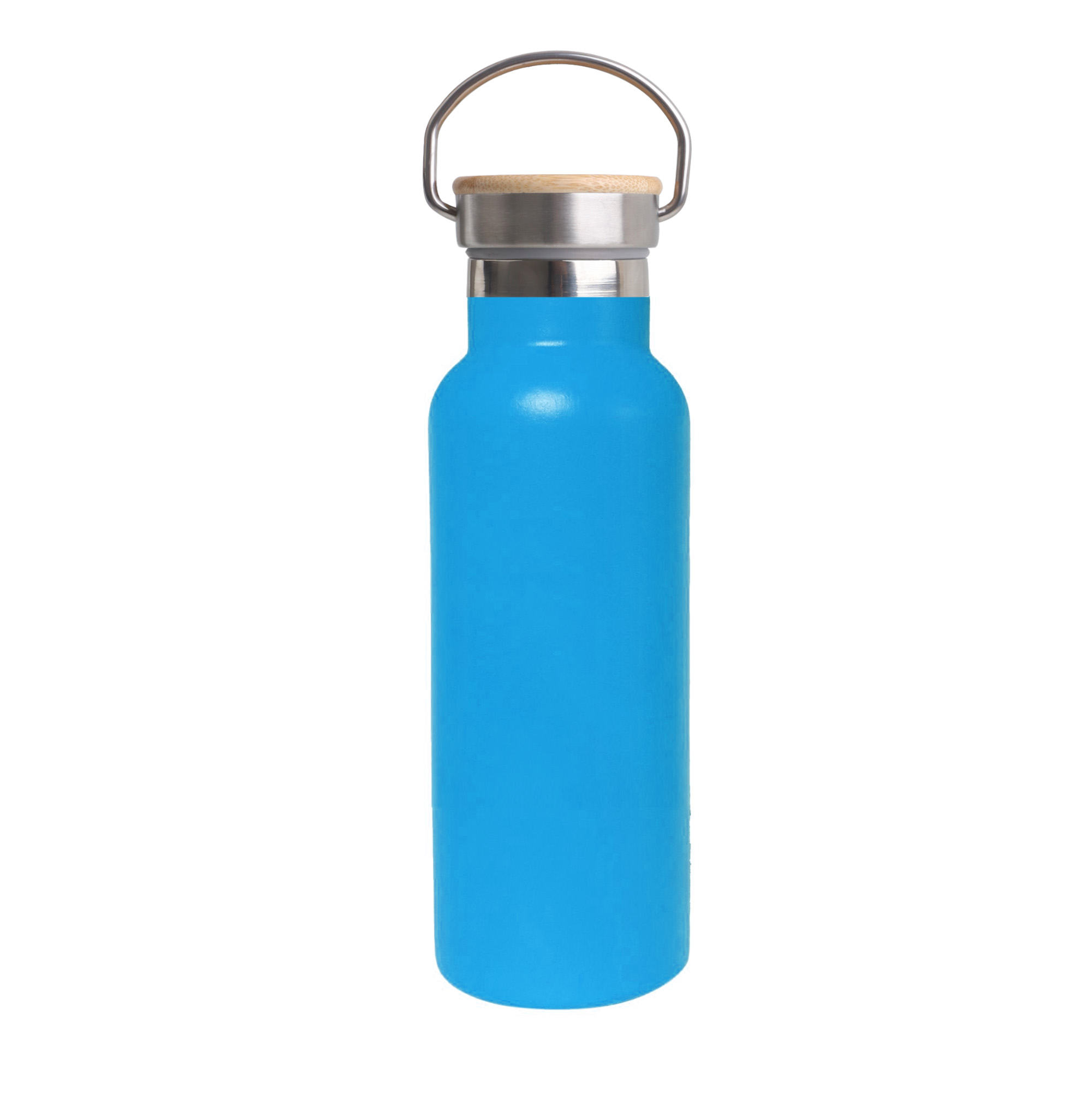 500ml Double Wall Vacuum Bottle with Bamboo Lid - Image 16