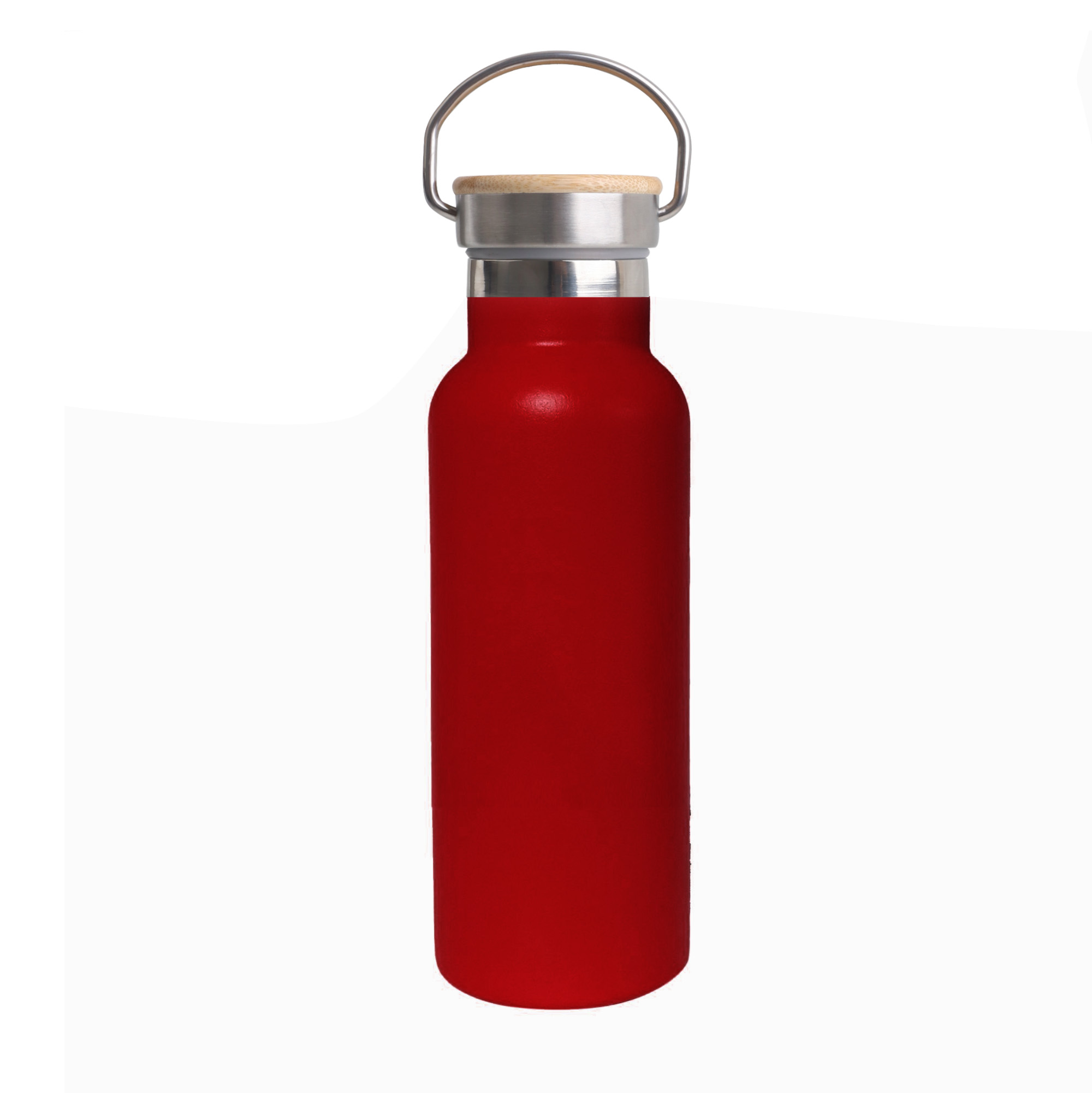 500ml Double Wall Vacuum Bottle with Bamboo Lid - Image 10