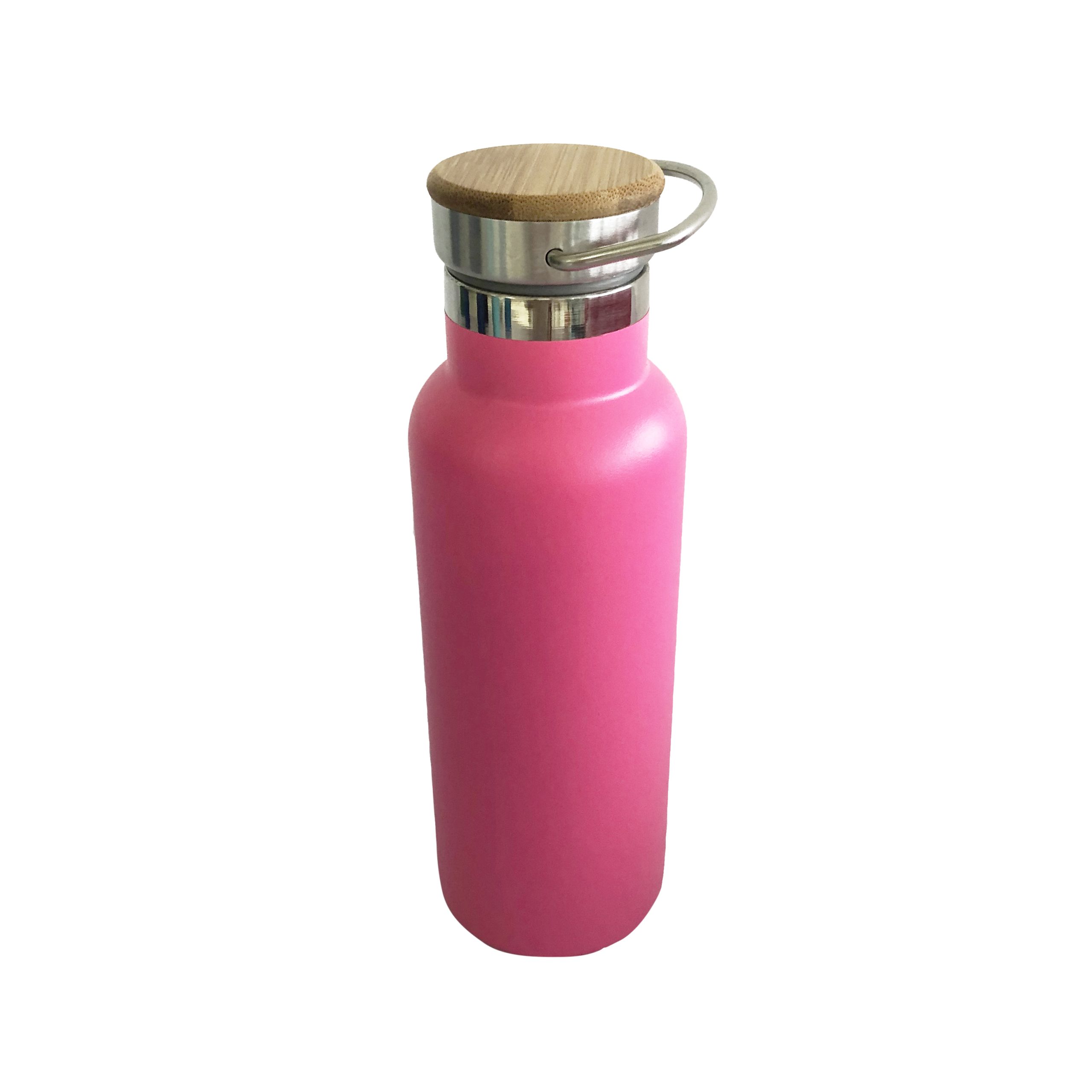 500ml Double Wall Vacuum Bottle with Bamboo Lid - Image 21