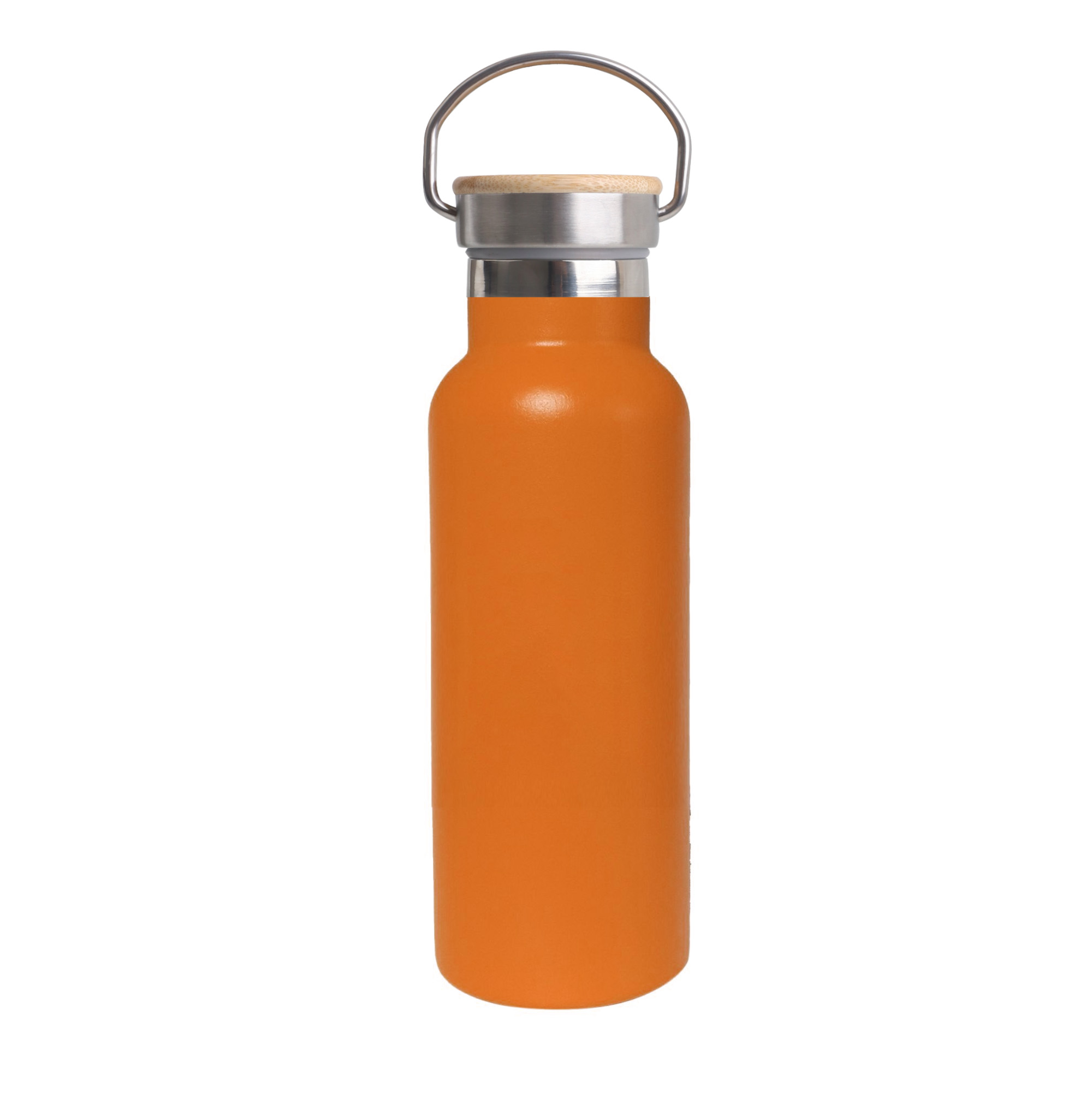 500ml Double Wall Vacuum Bottle with Bamboo Lid - Image 9