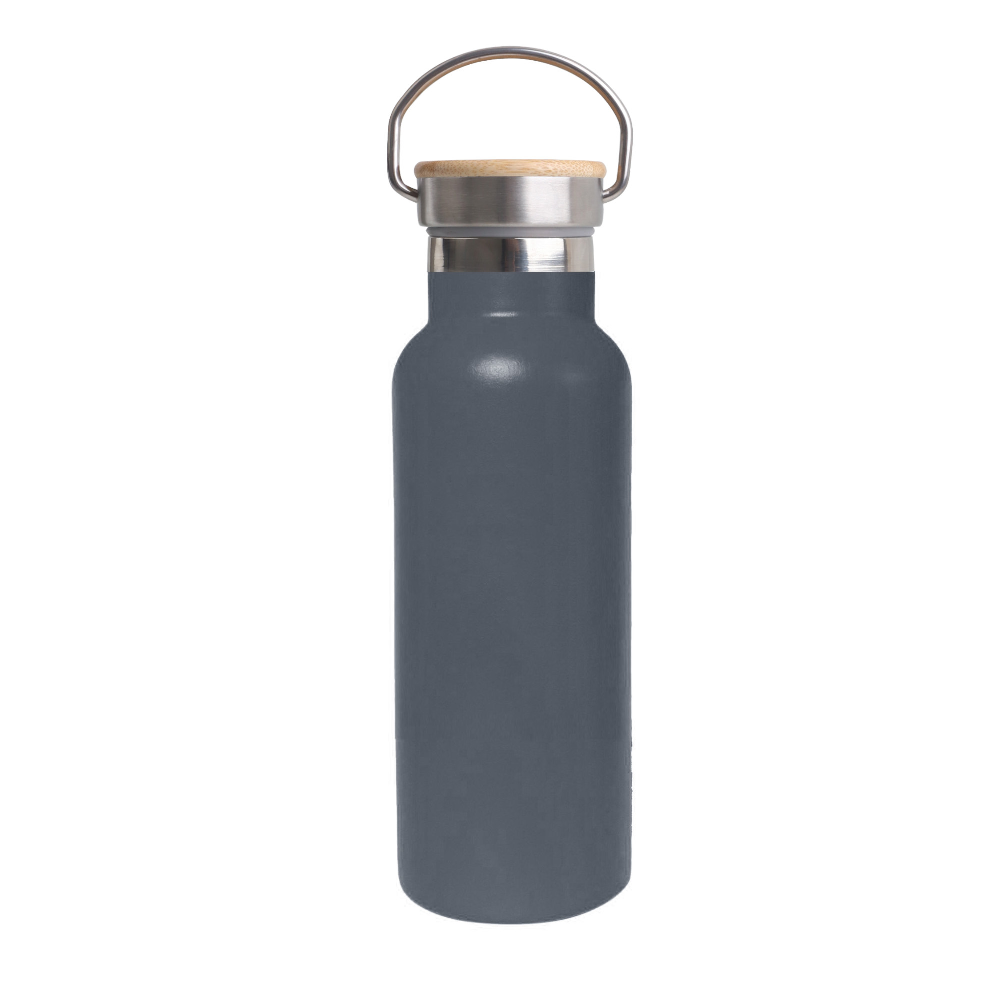 500ml Double Wall Vacuum Bottle with Bamboo Lid - Image 13