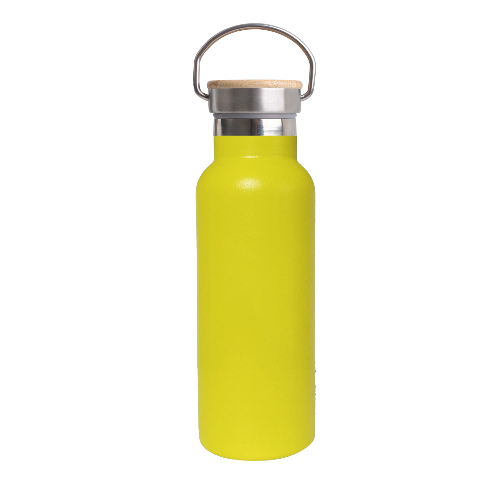 500ml Double Wall Vacuum Bottle with Bamboo Lid - Image 8