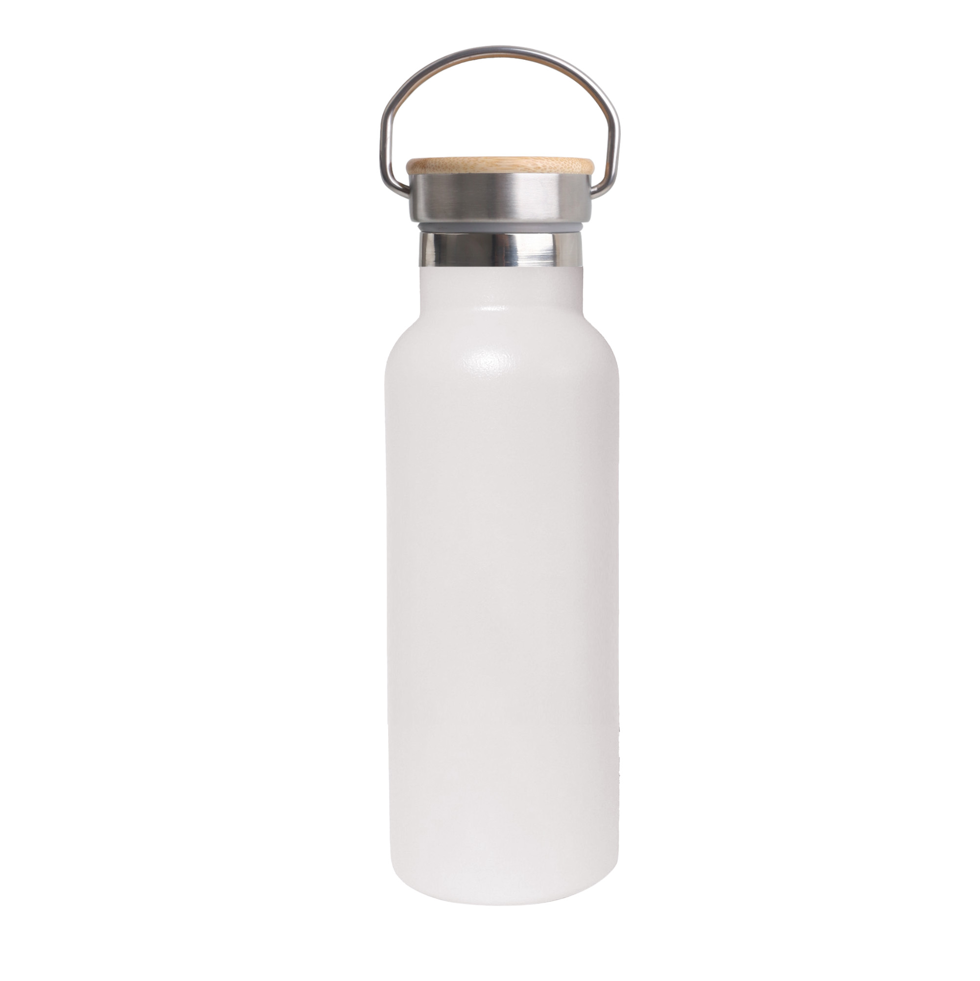 500ml Double Wall Vacuum Bottle with Bamboo Lid - Image 17