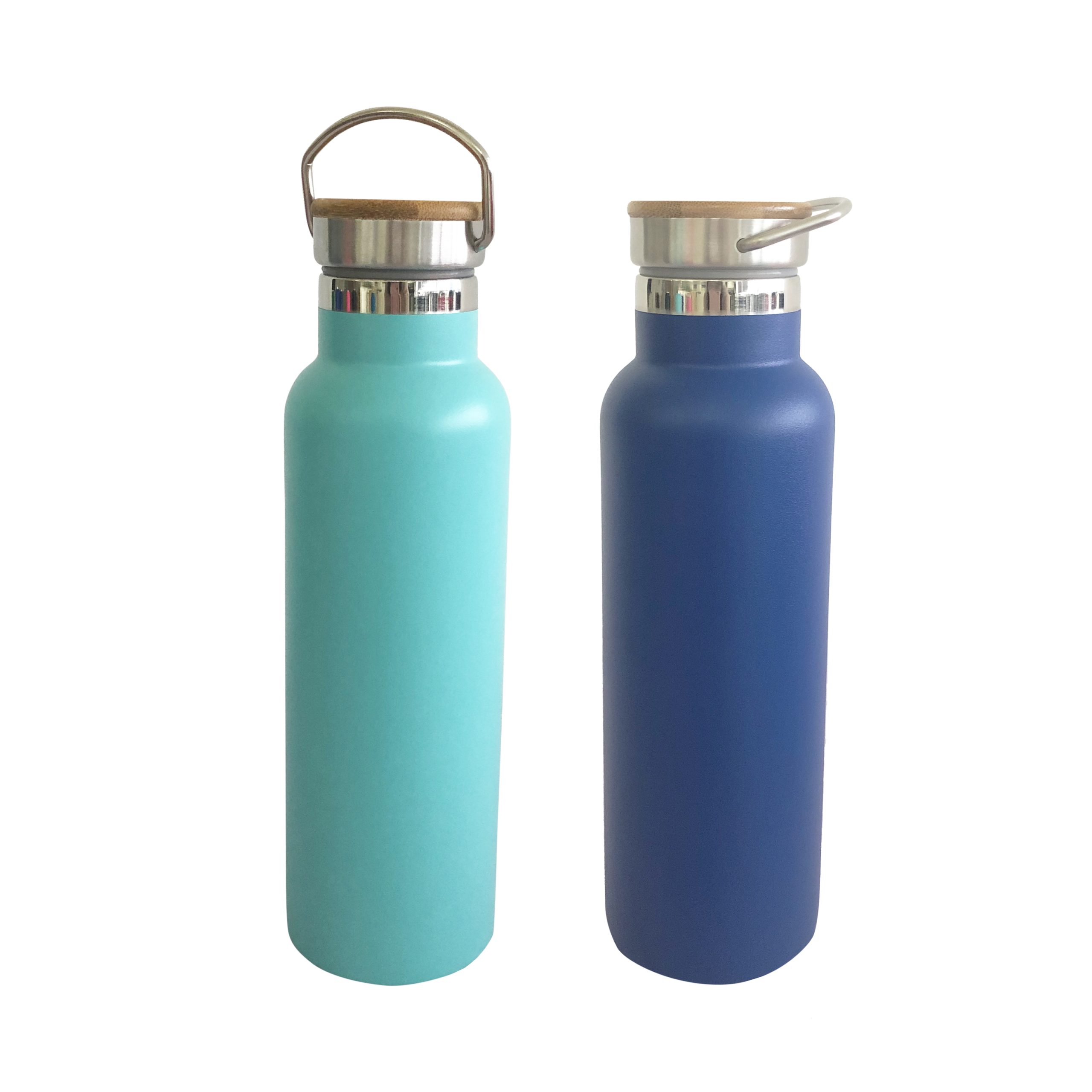 600ml Double Wall Vacuum Bottle with Bamboo Lid - Image 20