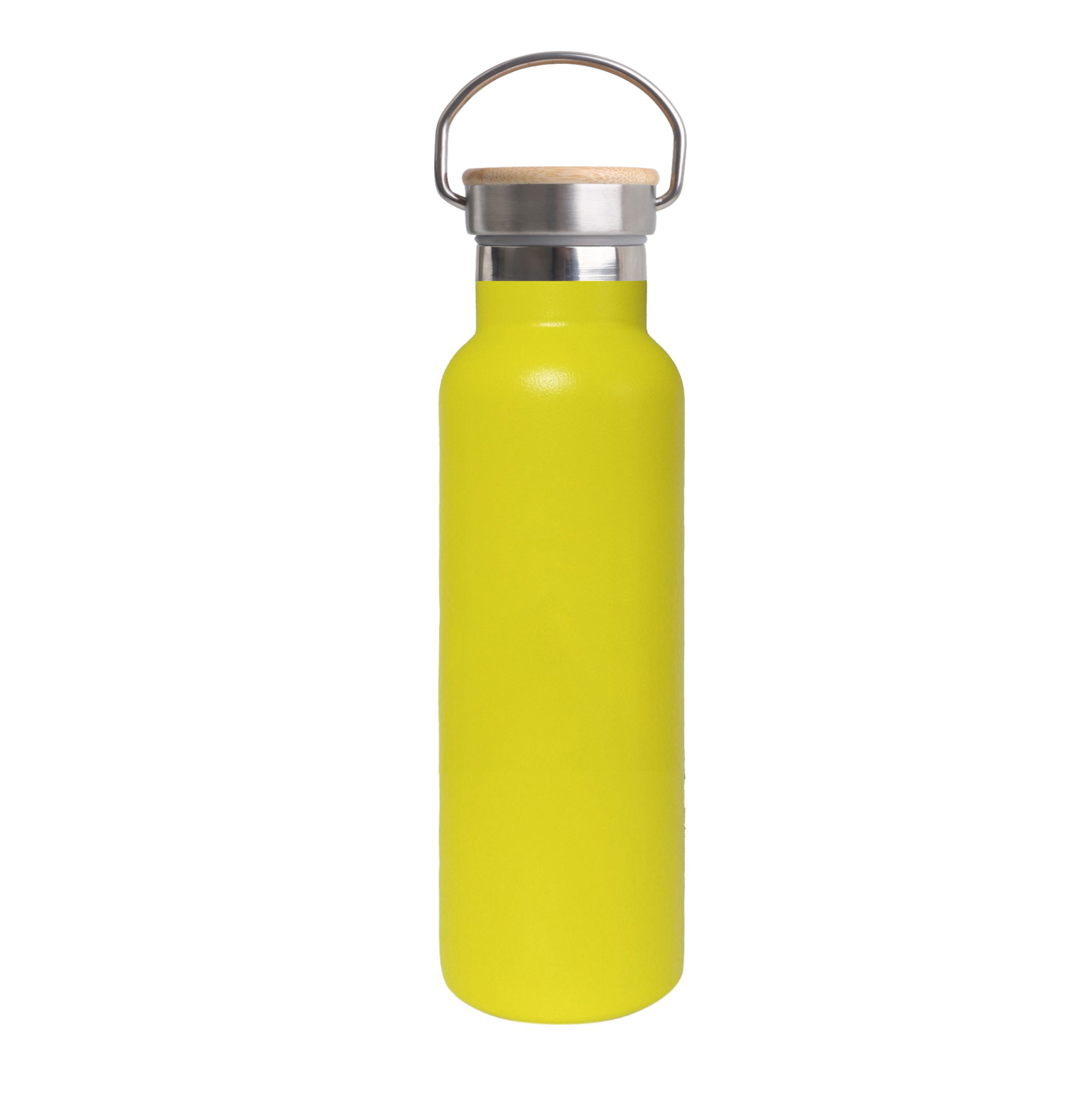 600ml Double Wall Vacuum Bottle with Bamboo Lid - Image 17