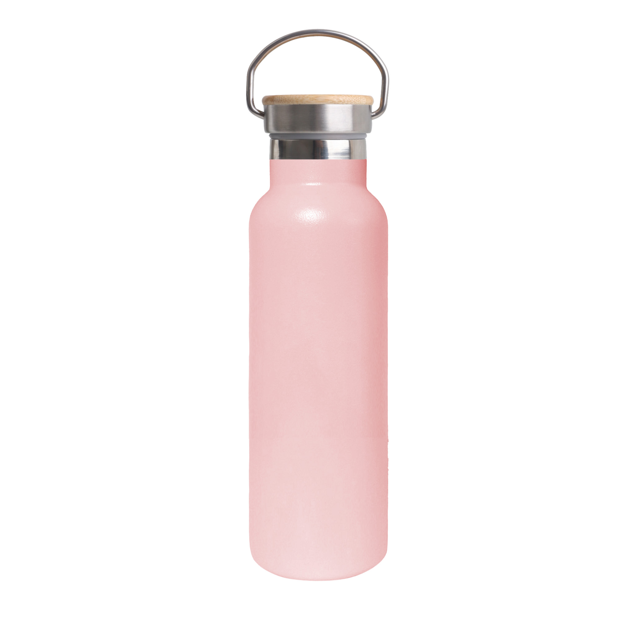 600ml Double Wall Vacuum Bottle with Bamboo Lid - Image 12