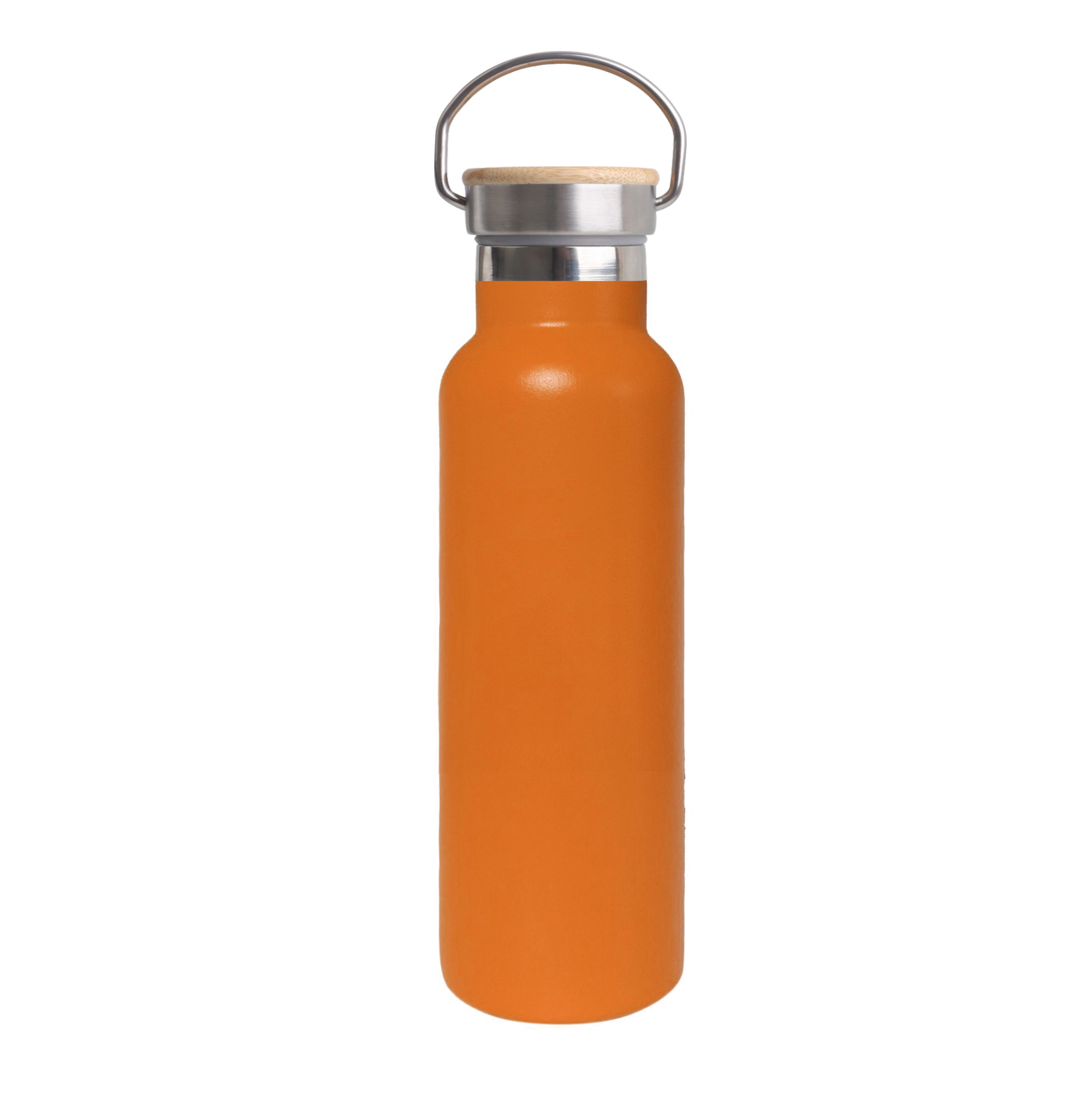 600ml Double Wall Vacuum Bottle with Bamboo Lid - Image 16
