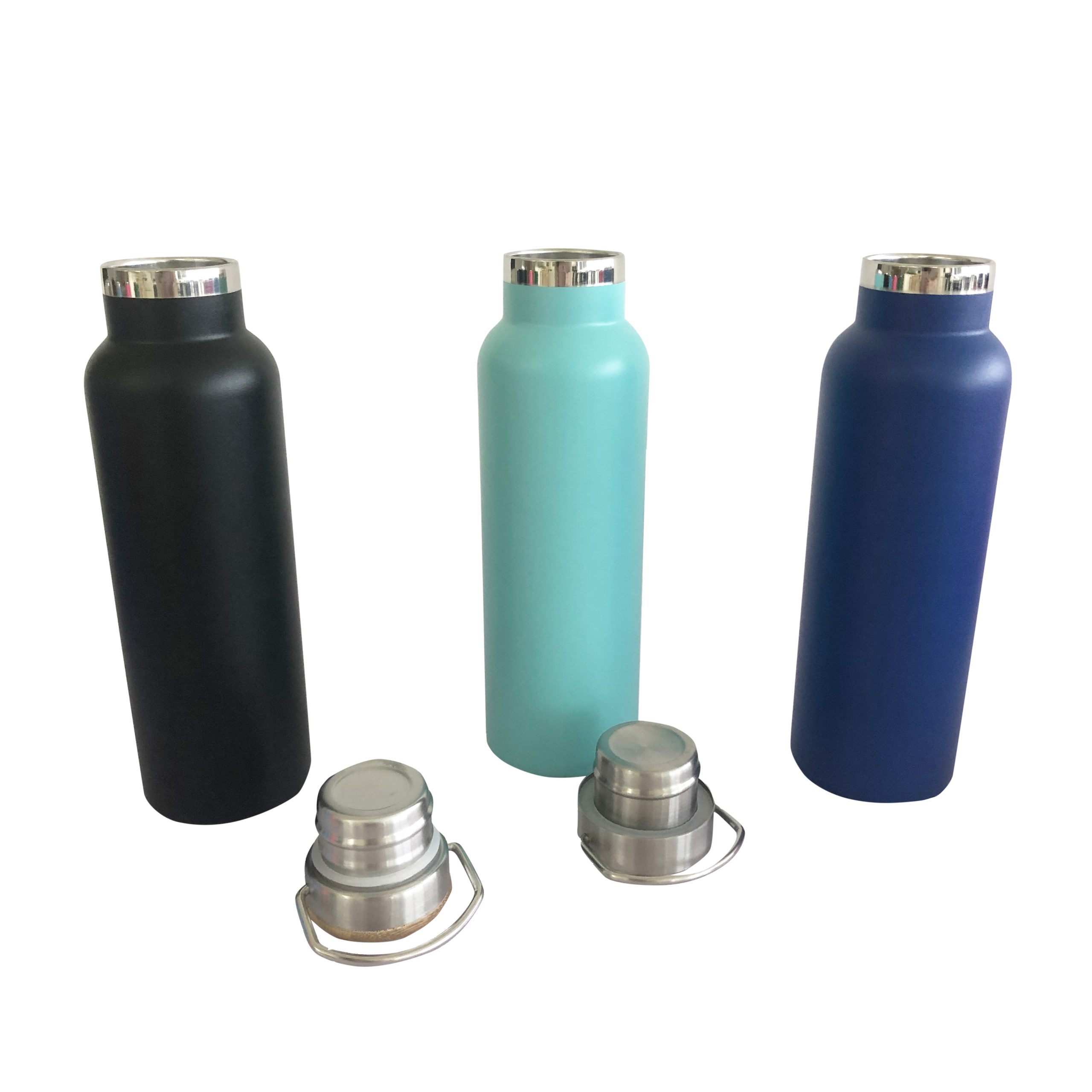 600ml Double Wall Vacuum Bottle with Bamboo Lid - Image 19