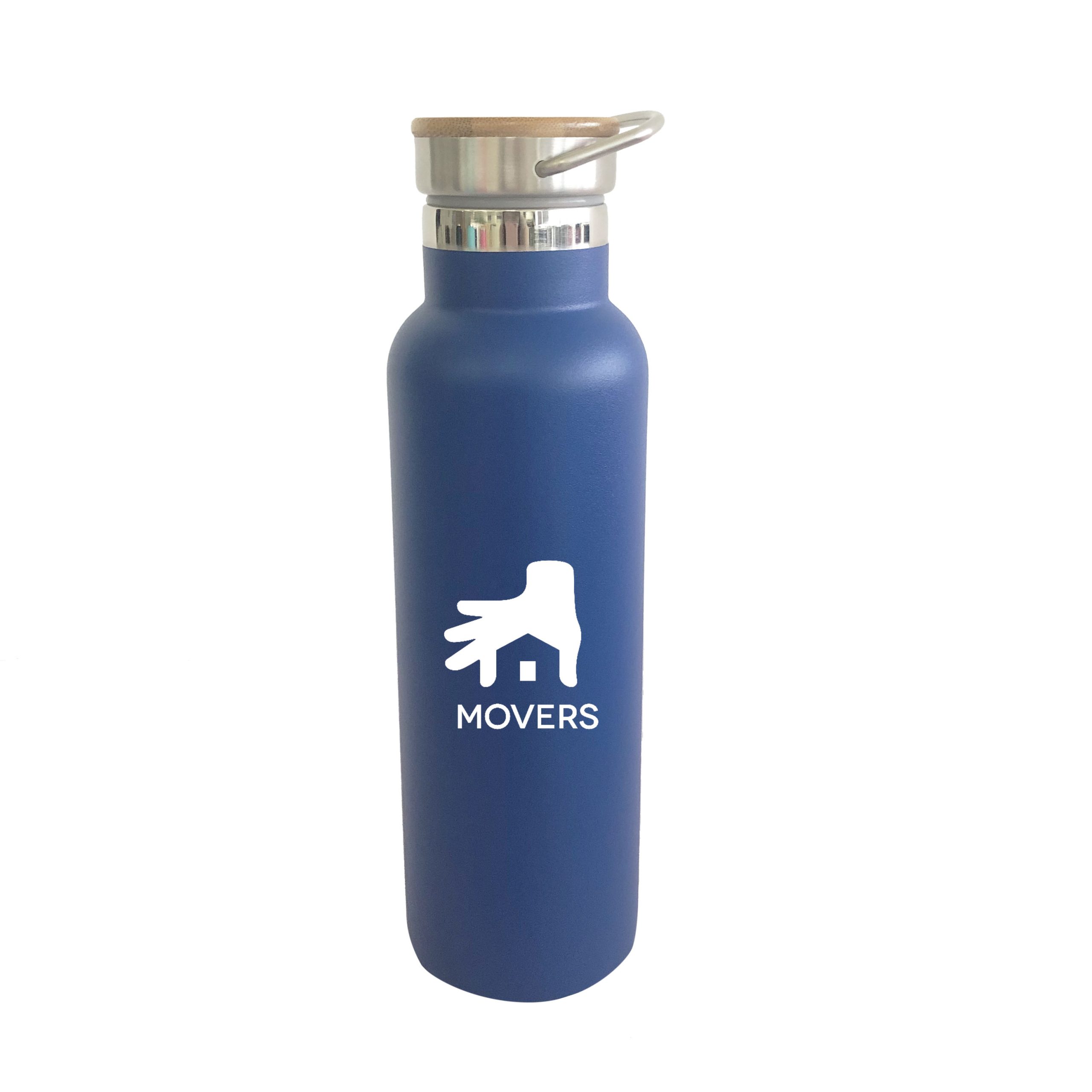 600ml Double Wall Vacuum Bottle with Bamboo Lid - Image 22