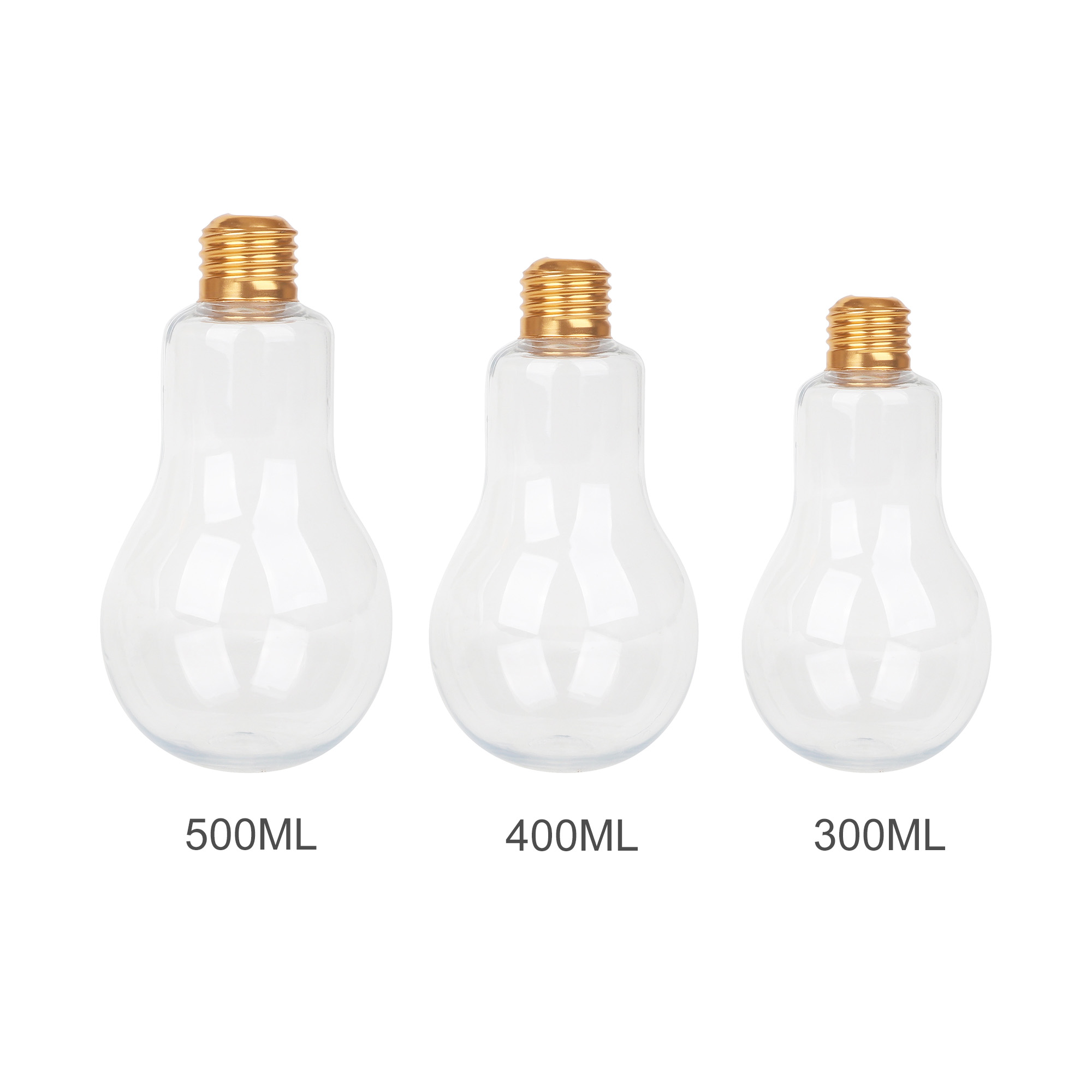 500ml Bulb Shaped Plastic Bottle - Image 3