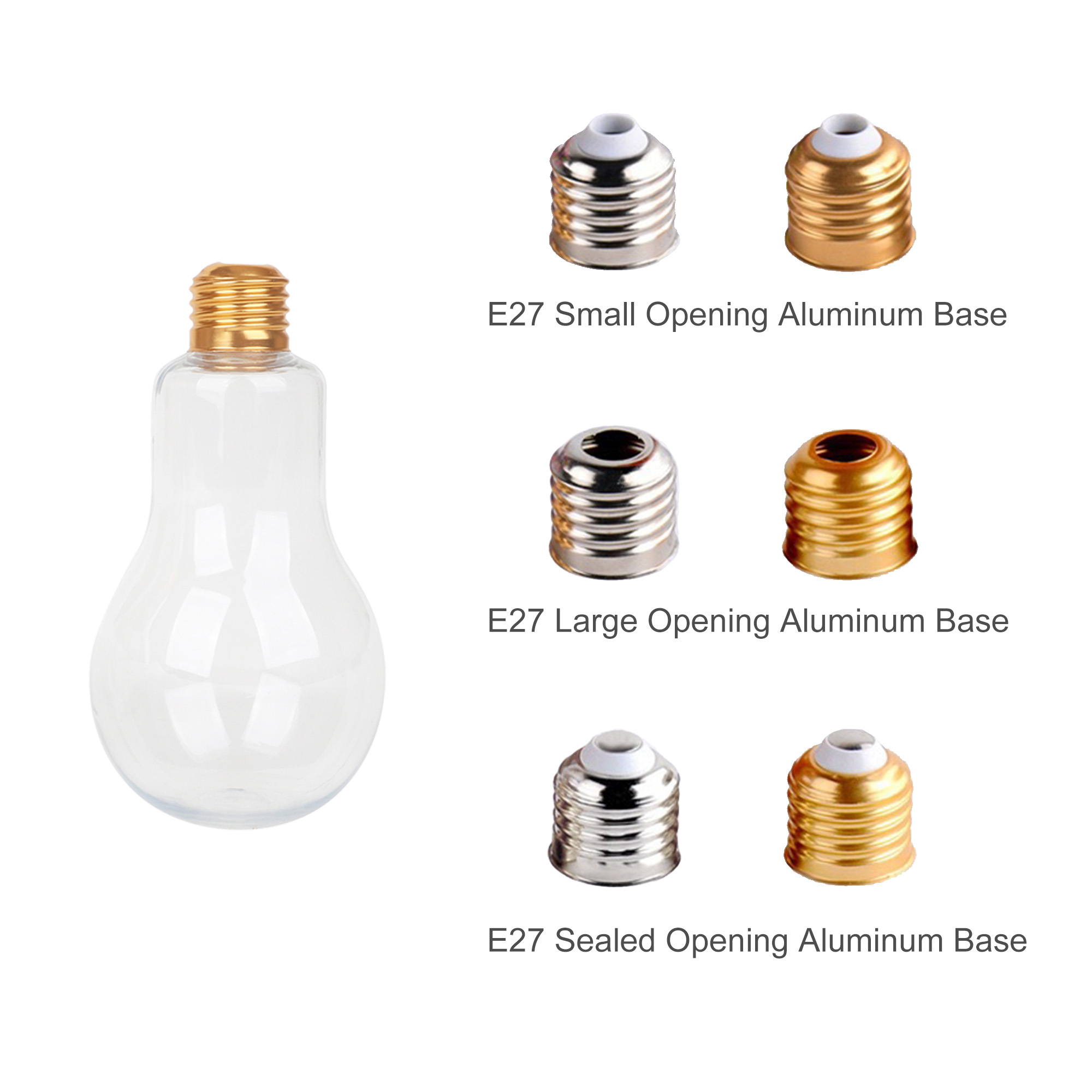 500ml Bulb Shaped Plastic Bottle - Image 4