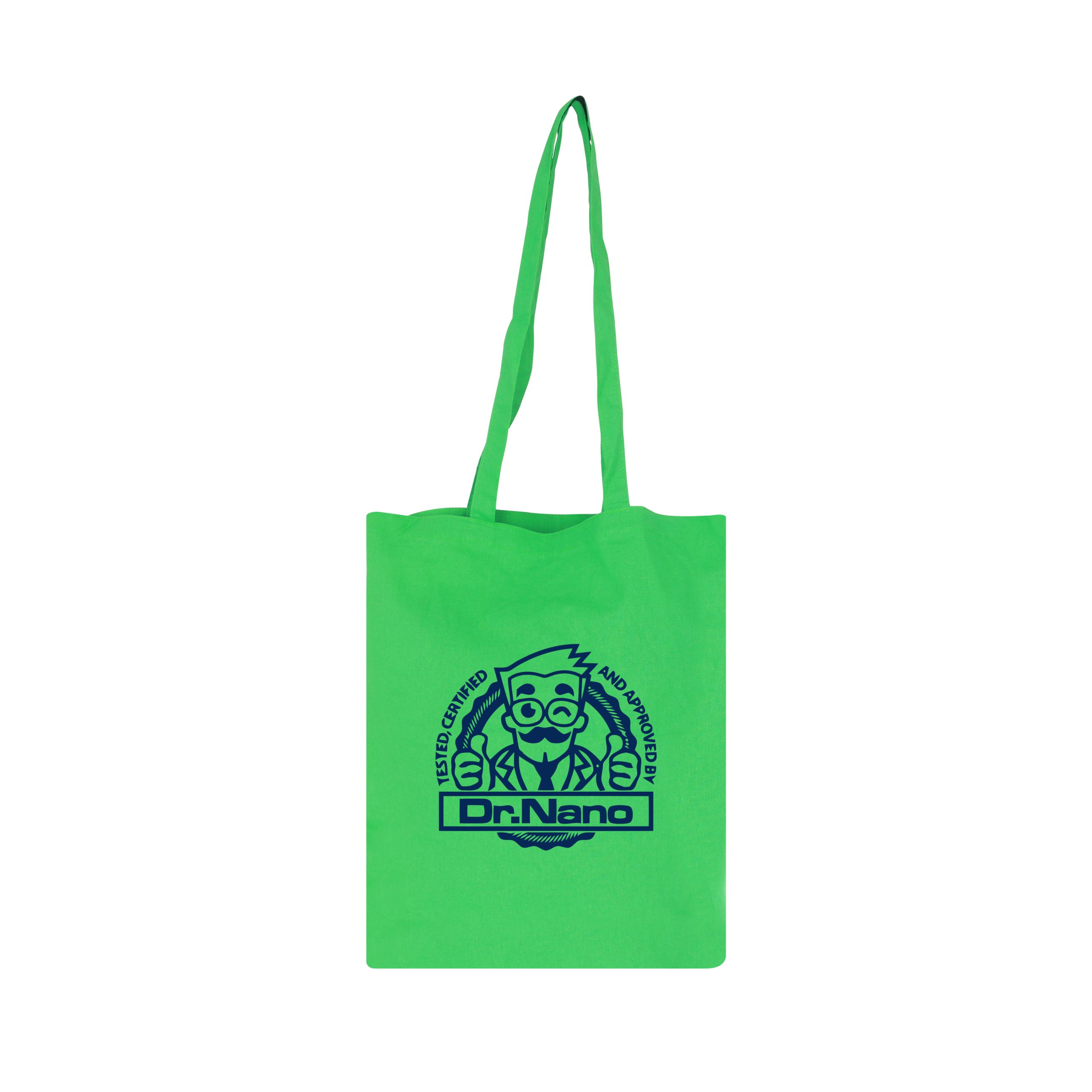 140gsm Coloured Long Handle Cotton Bag - Image 3