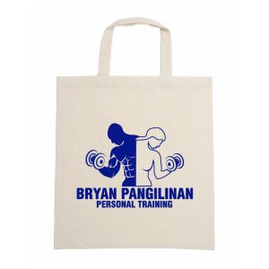 140gsm Short Handle Calico Bag