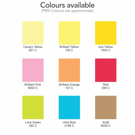 Coloured Sticky Pad 70 x 75mm - 100 Sheets - Image 5