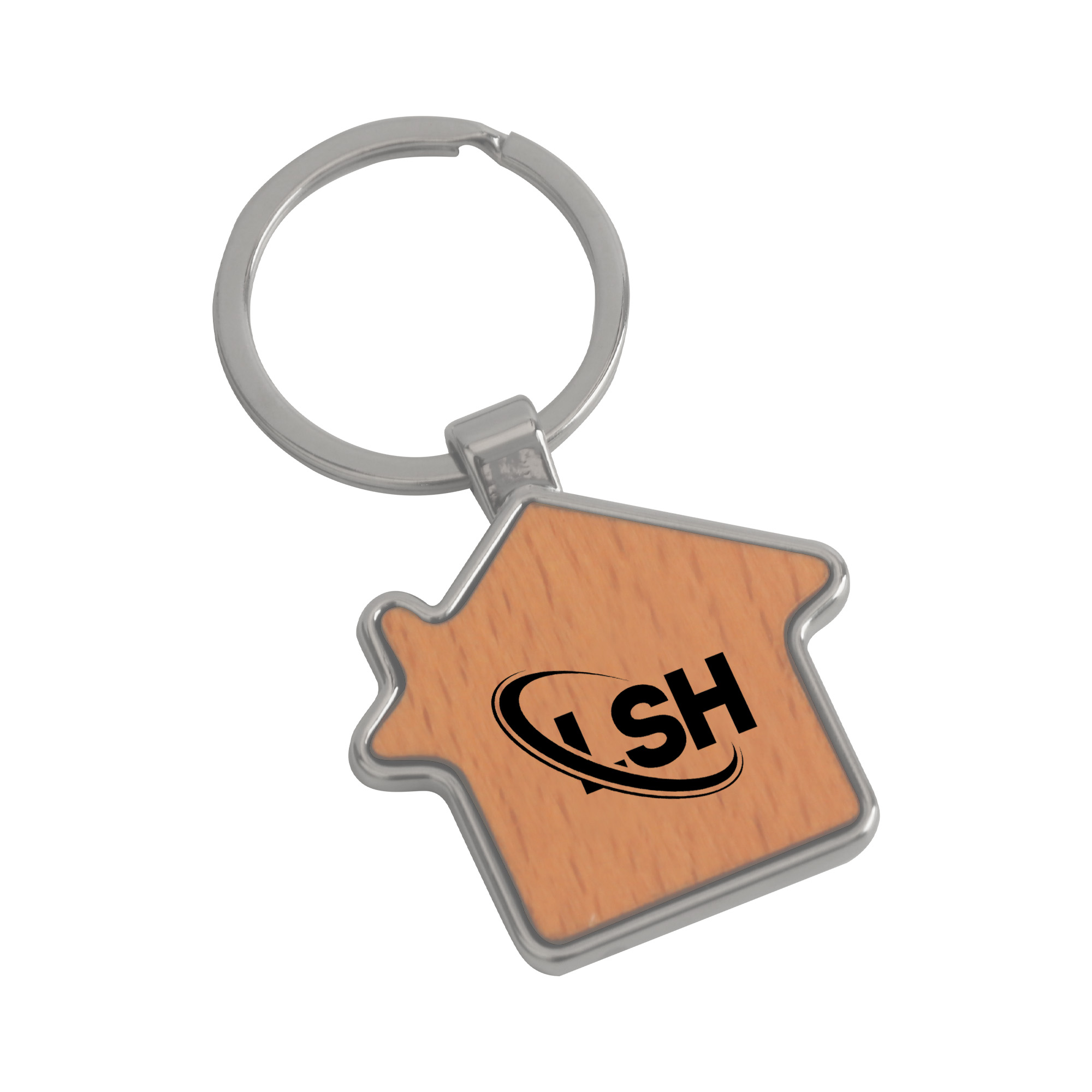 House Wooden Keyring - Image 3
