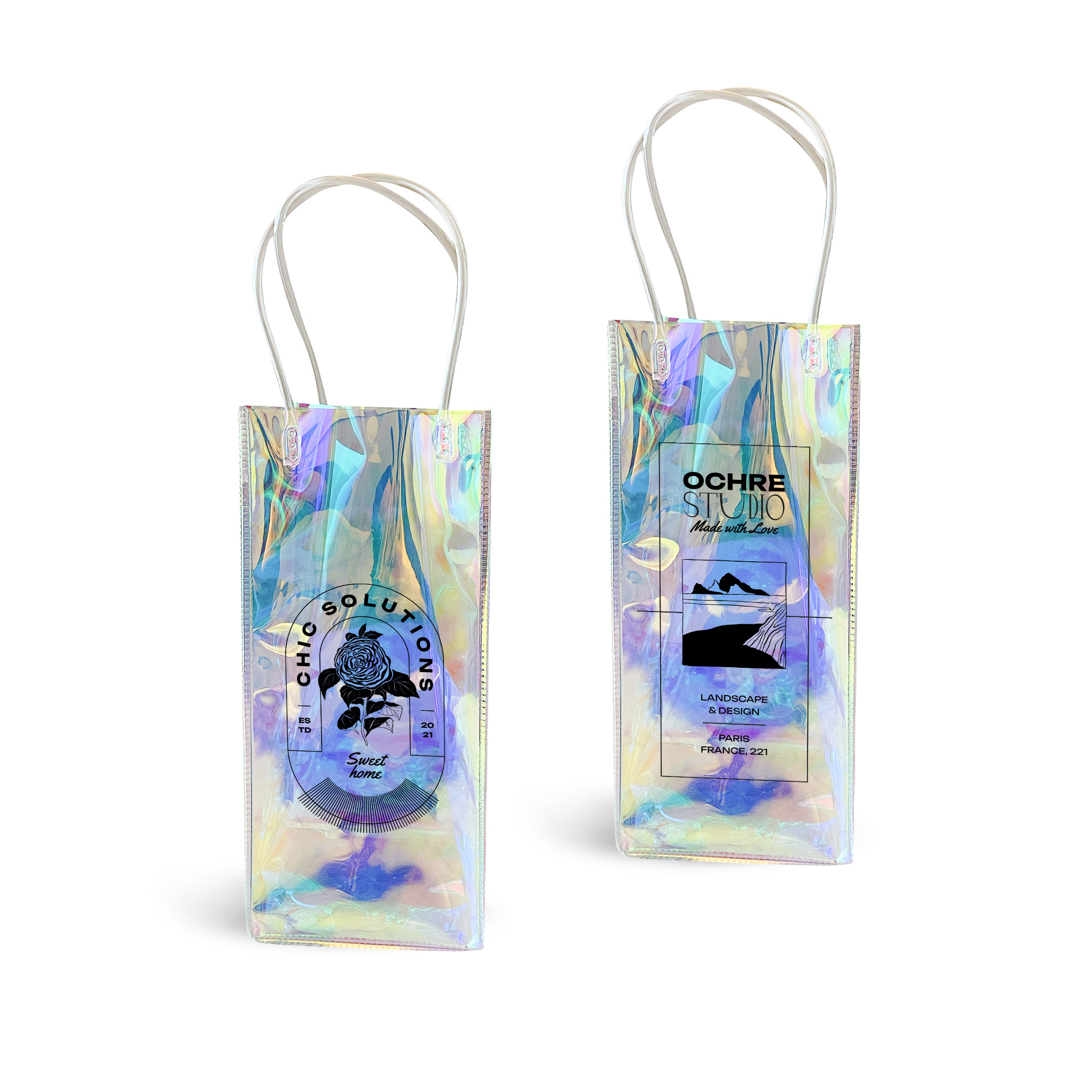 PVC Laser Wine Ice Bag
