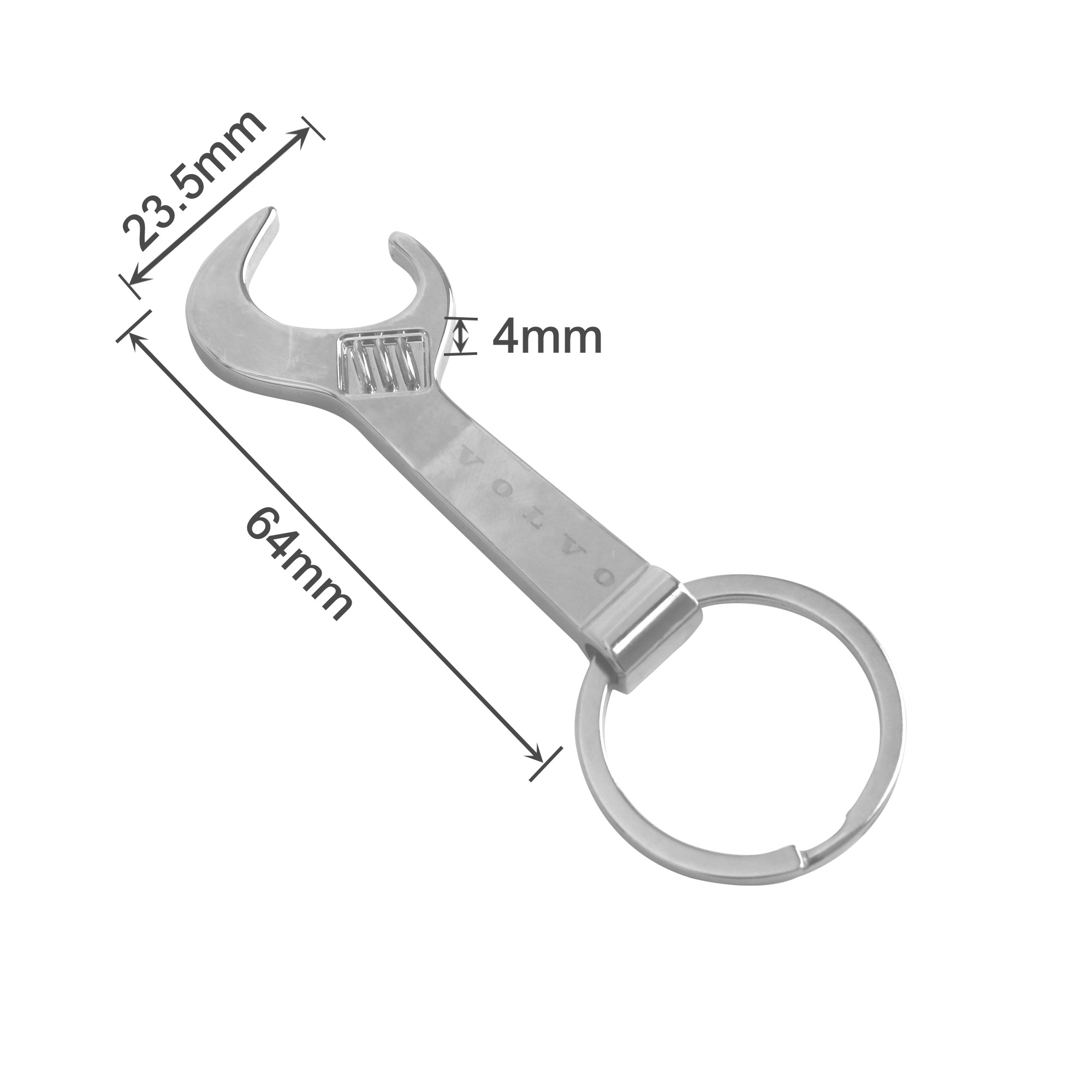 Wrench Metal Keyring Bottle Opener - Image 2