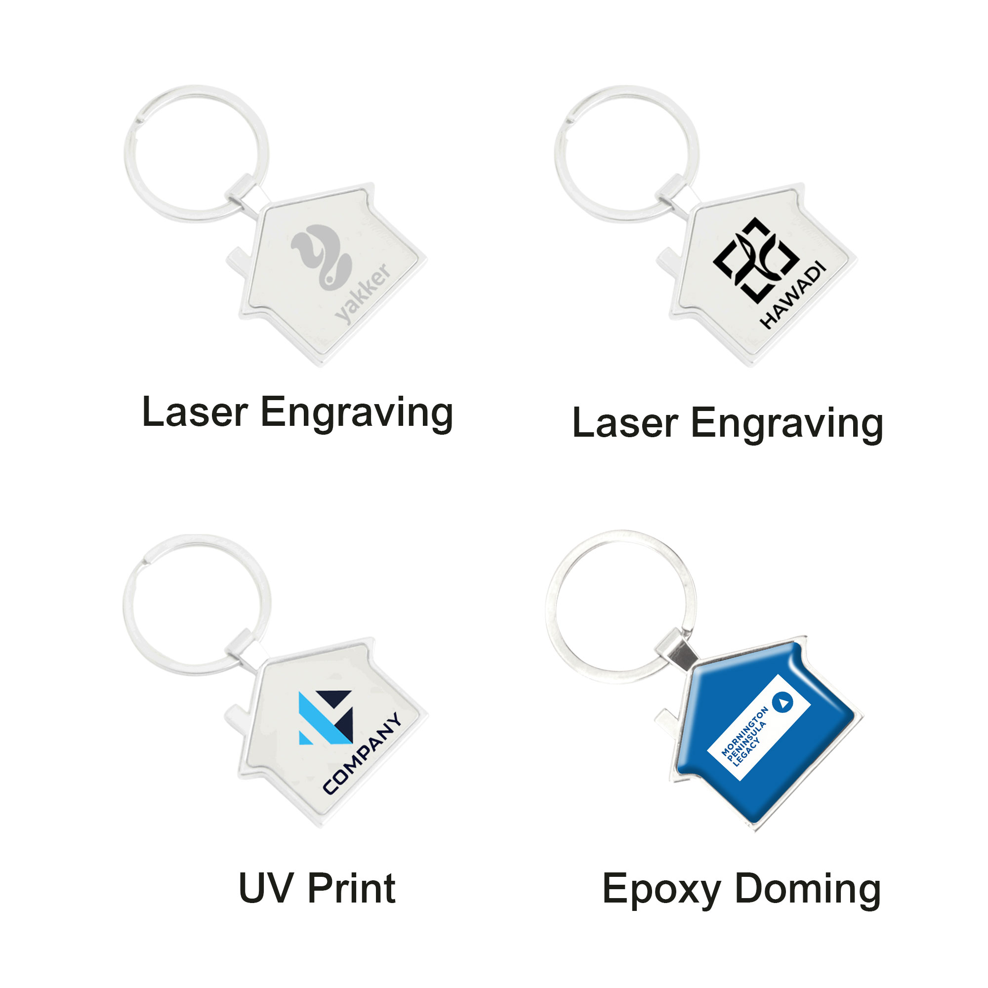 House Metal Keyring - Image 5