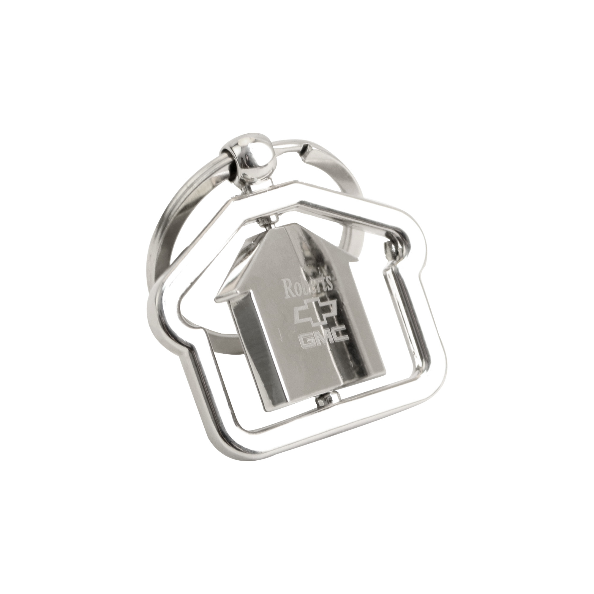 Spinning House Metal Keyring - Image 6
