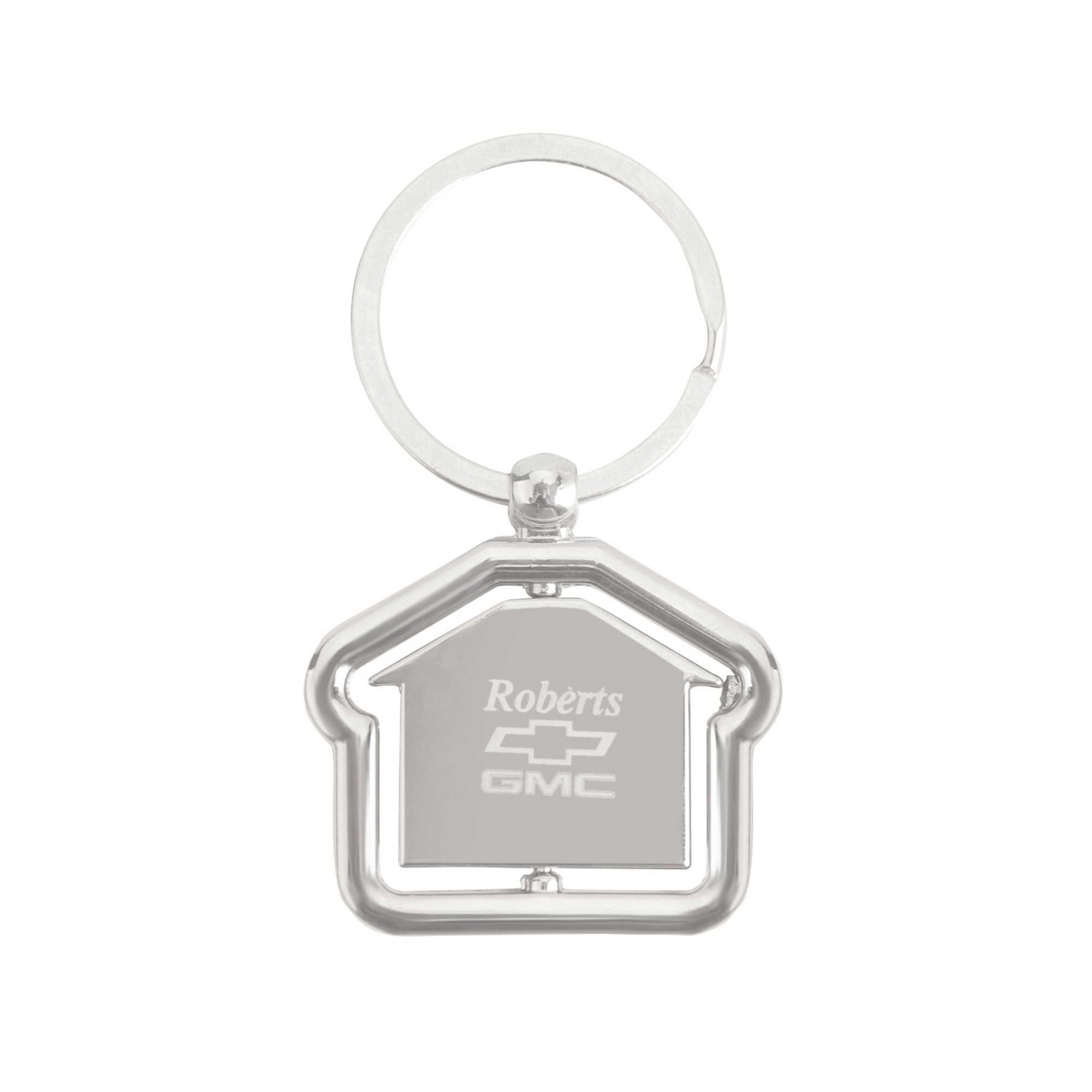 Spinning House Metal Keyring - Image 4