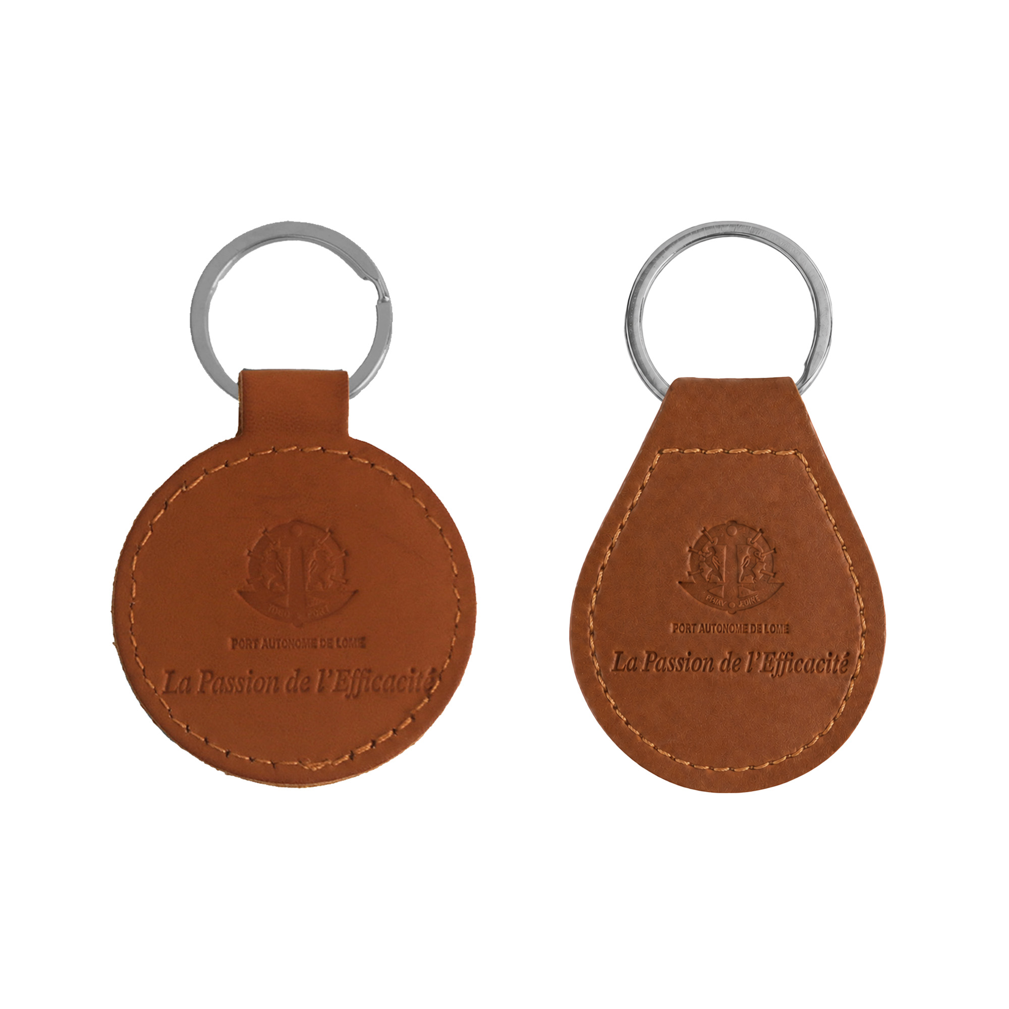 Classic PU Leather Keyring - Image 4