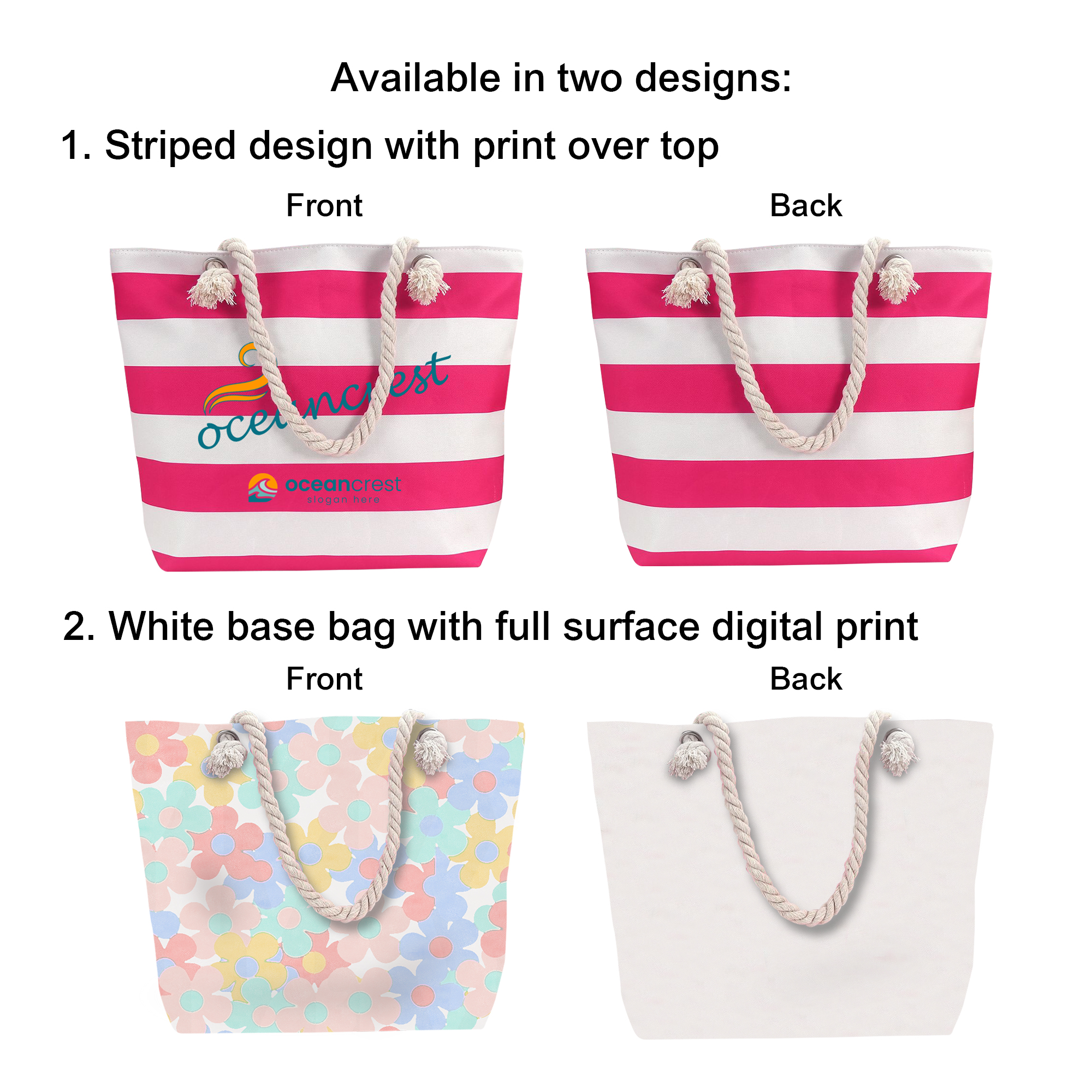 Tote Bag with Rope Handle - Image 9