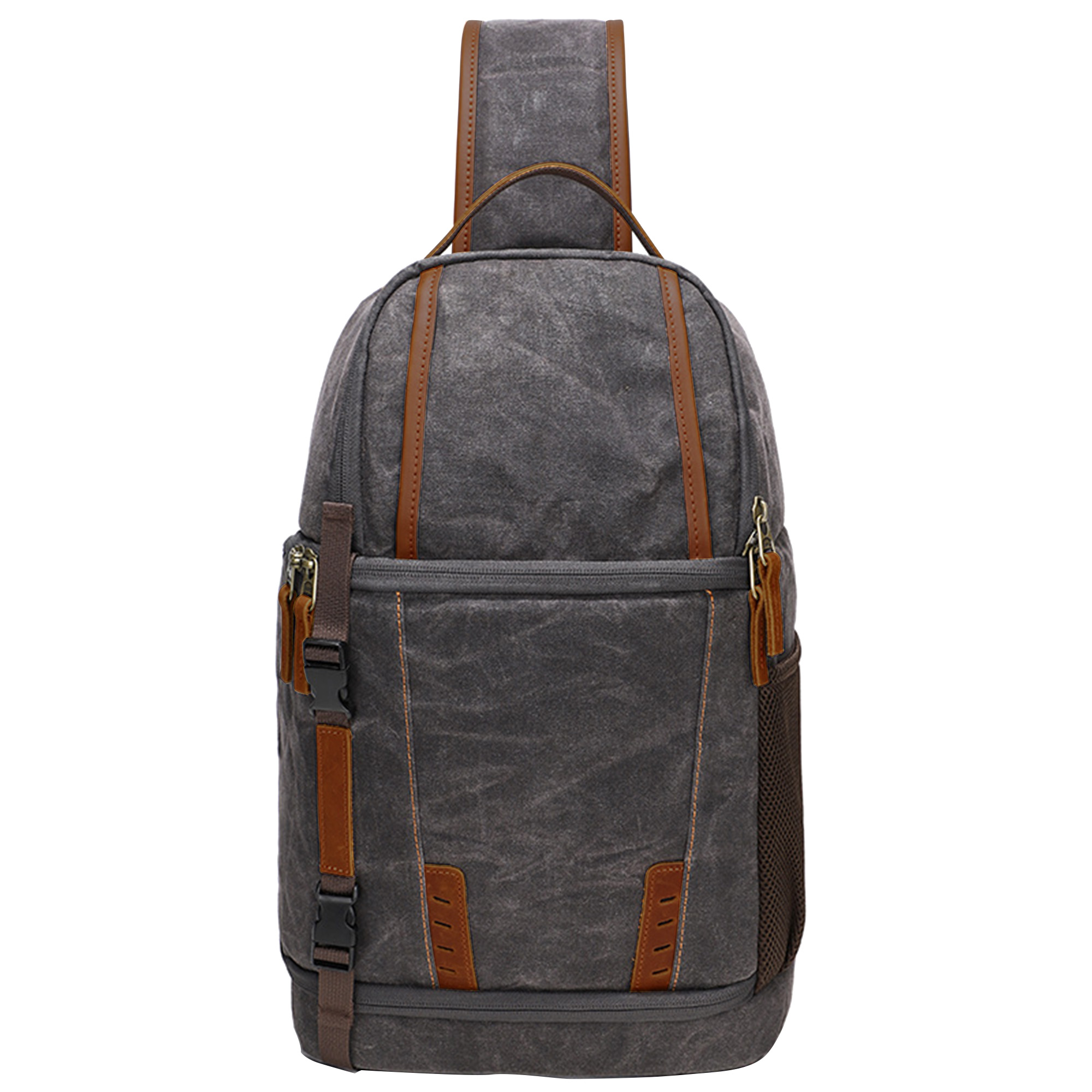 Waxed Canvas Camera Sling Bag - Image 3