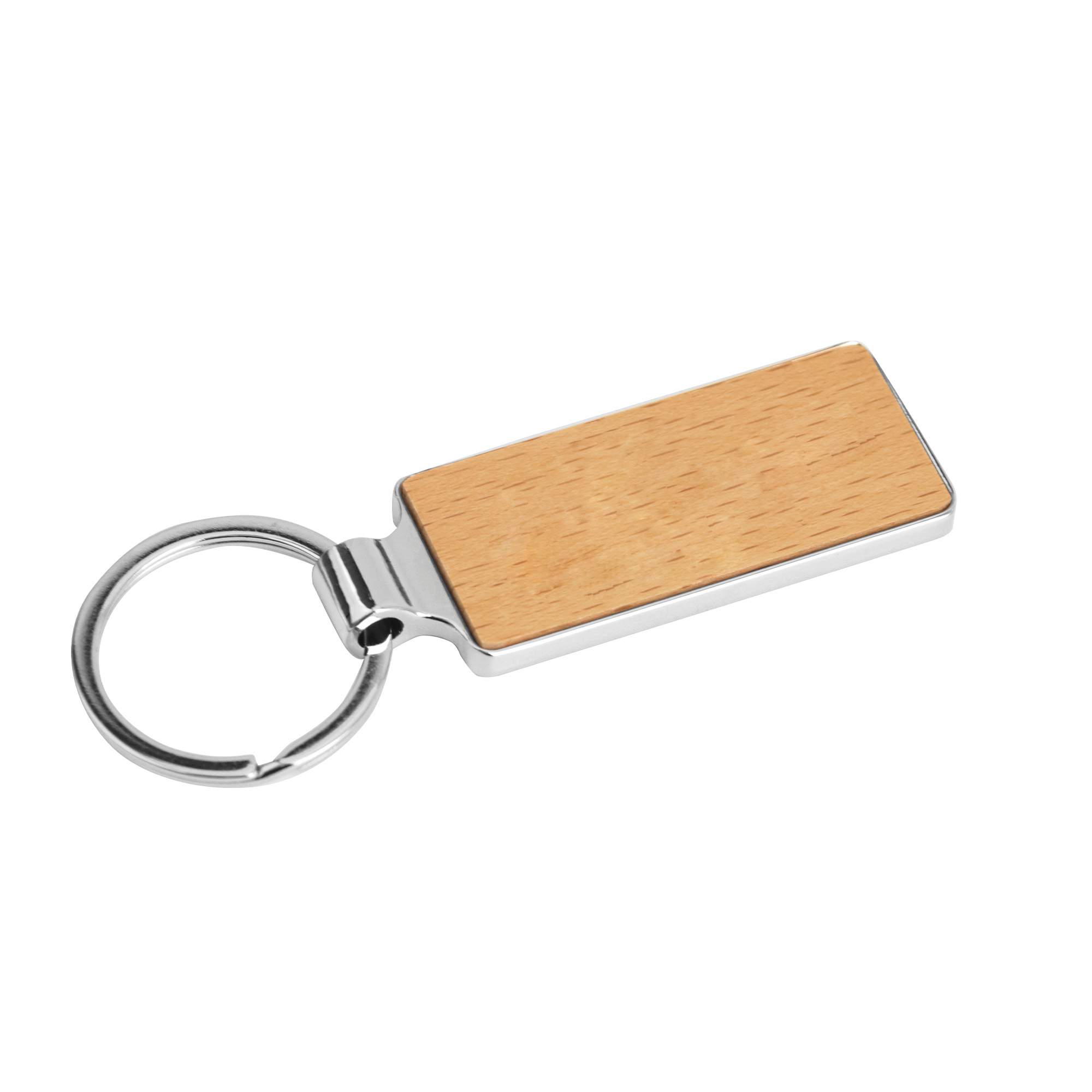 Rectangle Wooden Keyring - Image 3