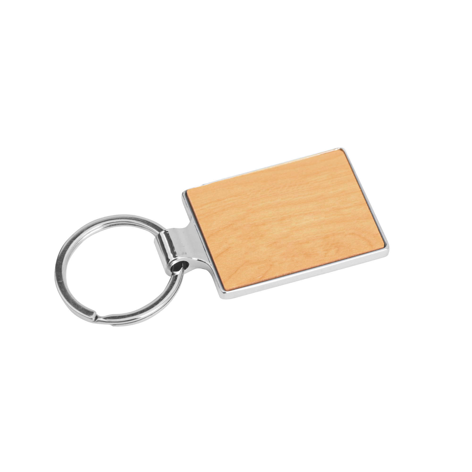 Rectangle Wooden Keyring - Image 2