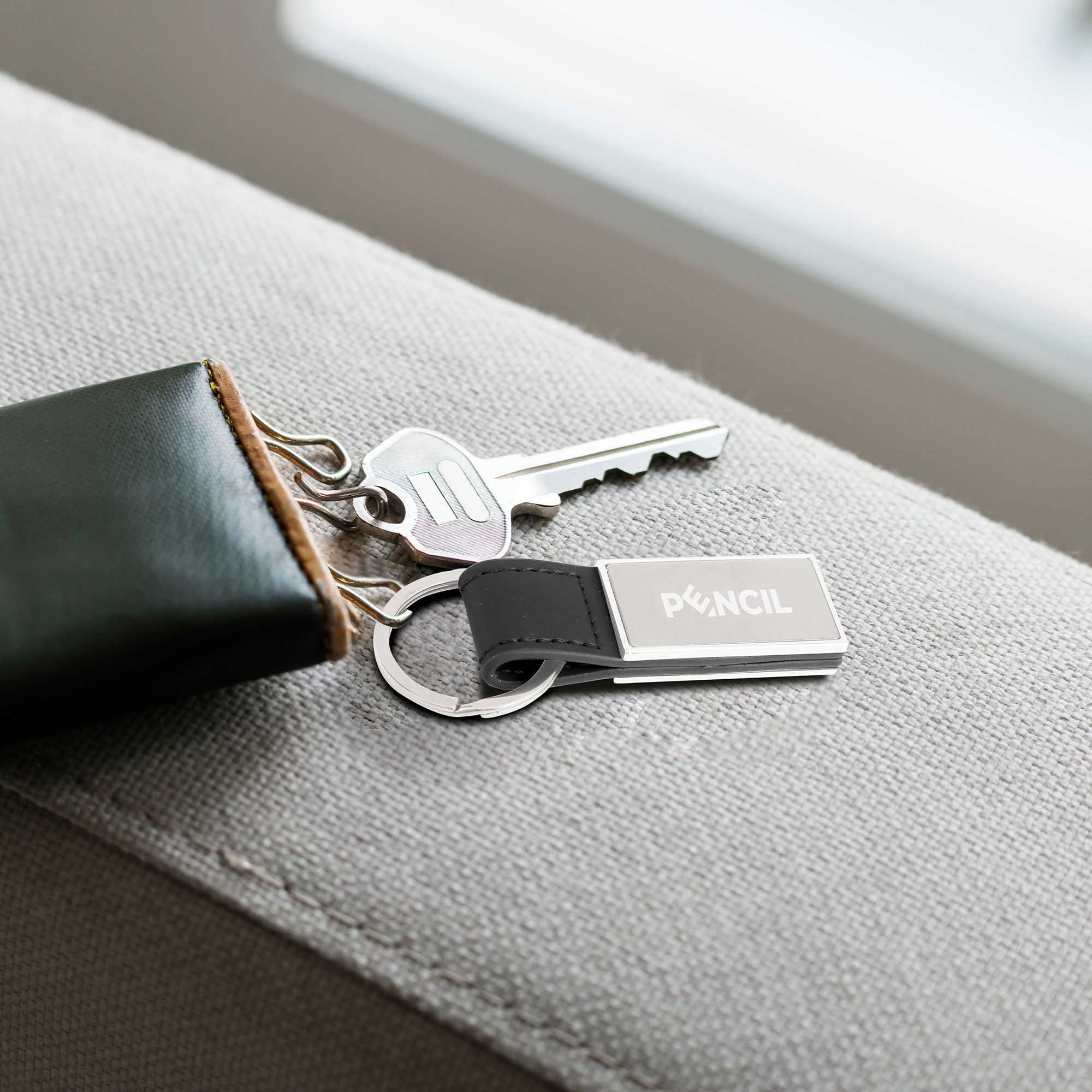 PU Leather Metal Keyring C - Image 6