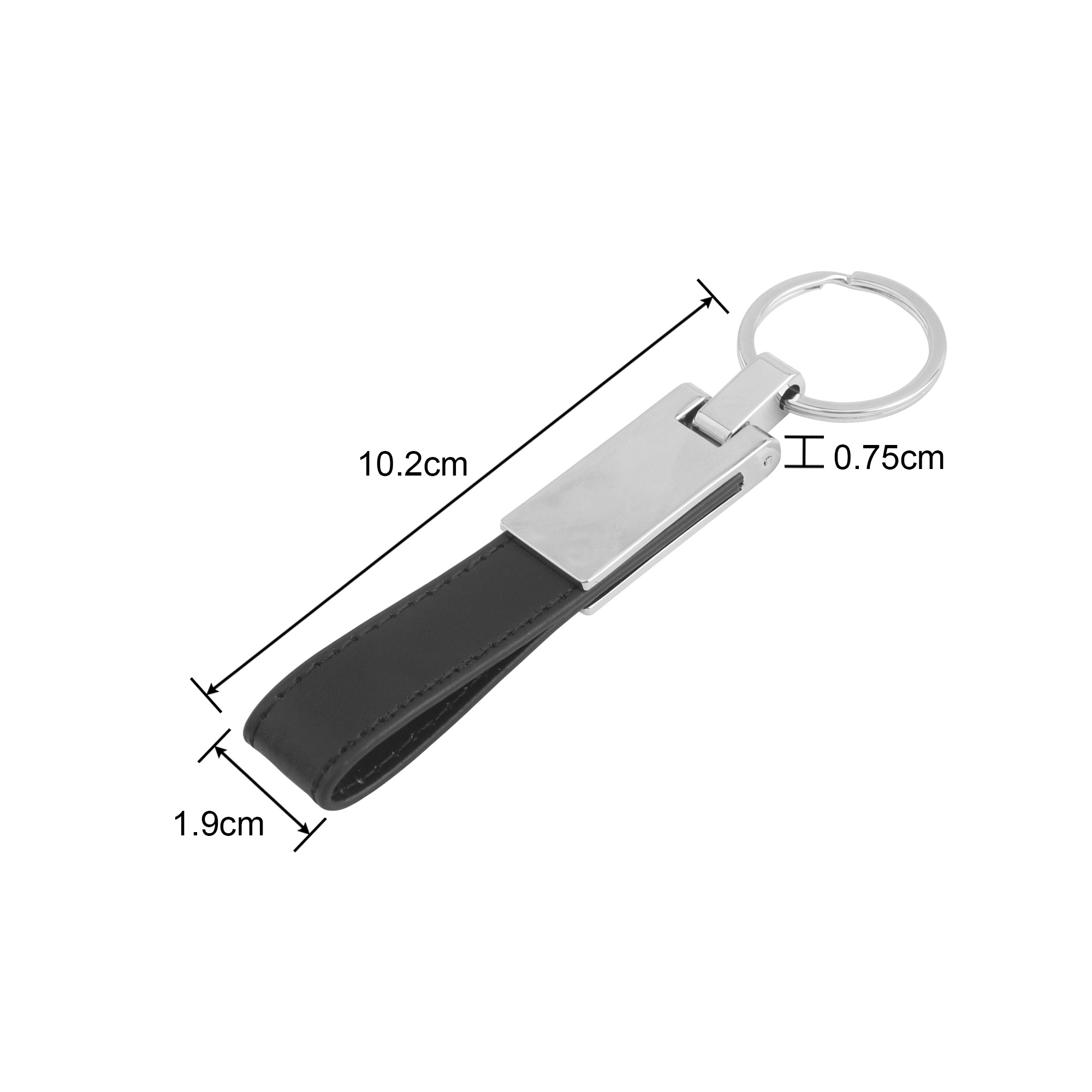 PU Leather Metal Keyring B - Image 5