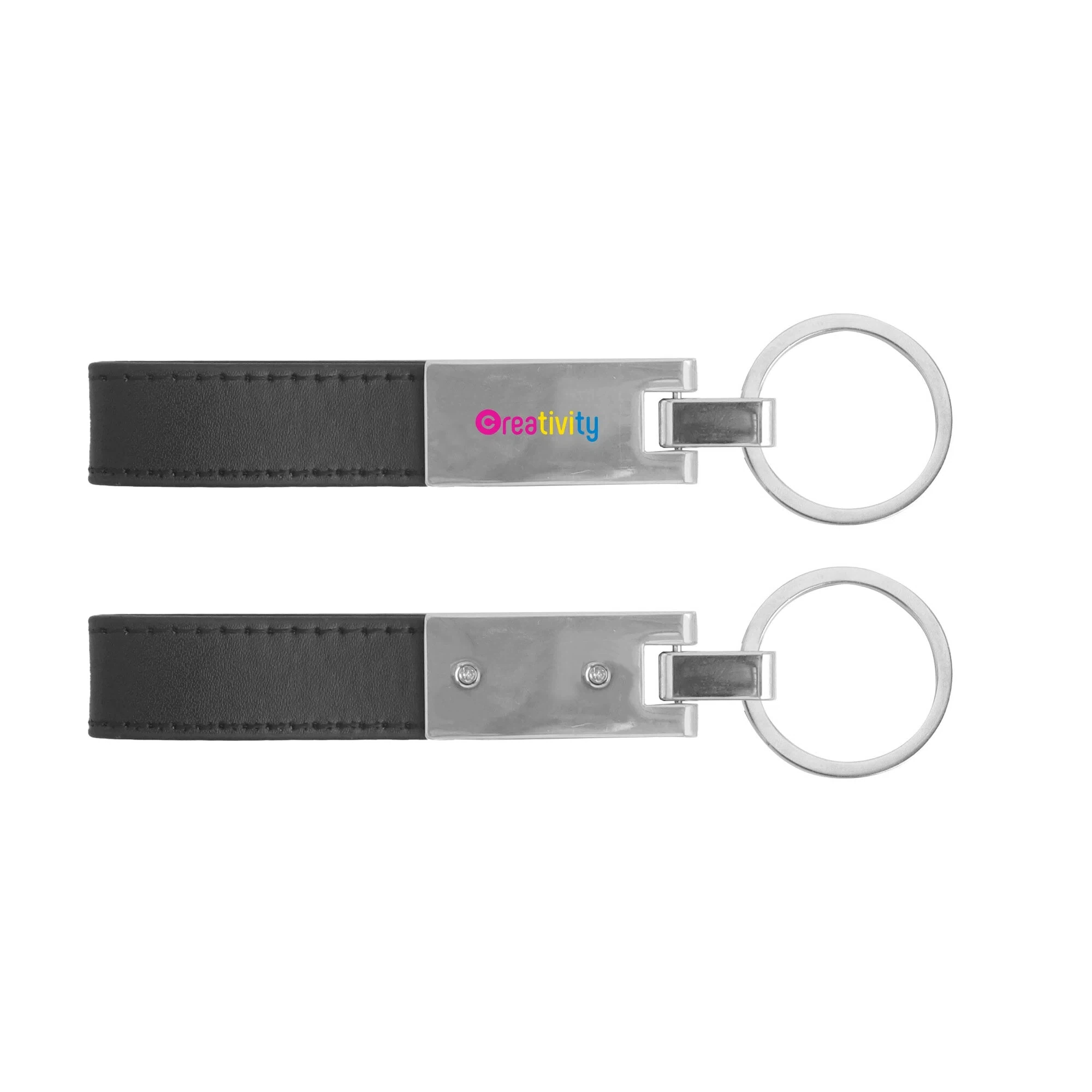 PU Leather Metal Keyring B - Image 4