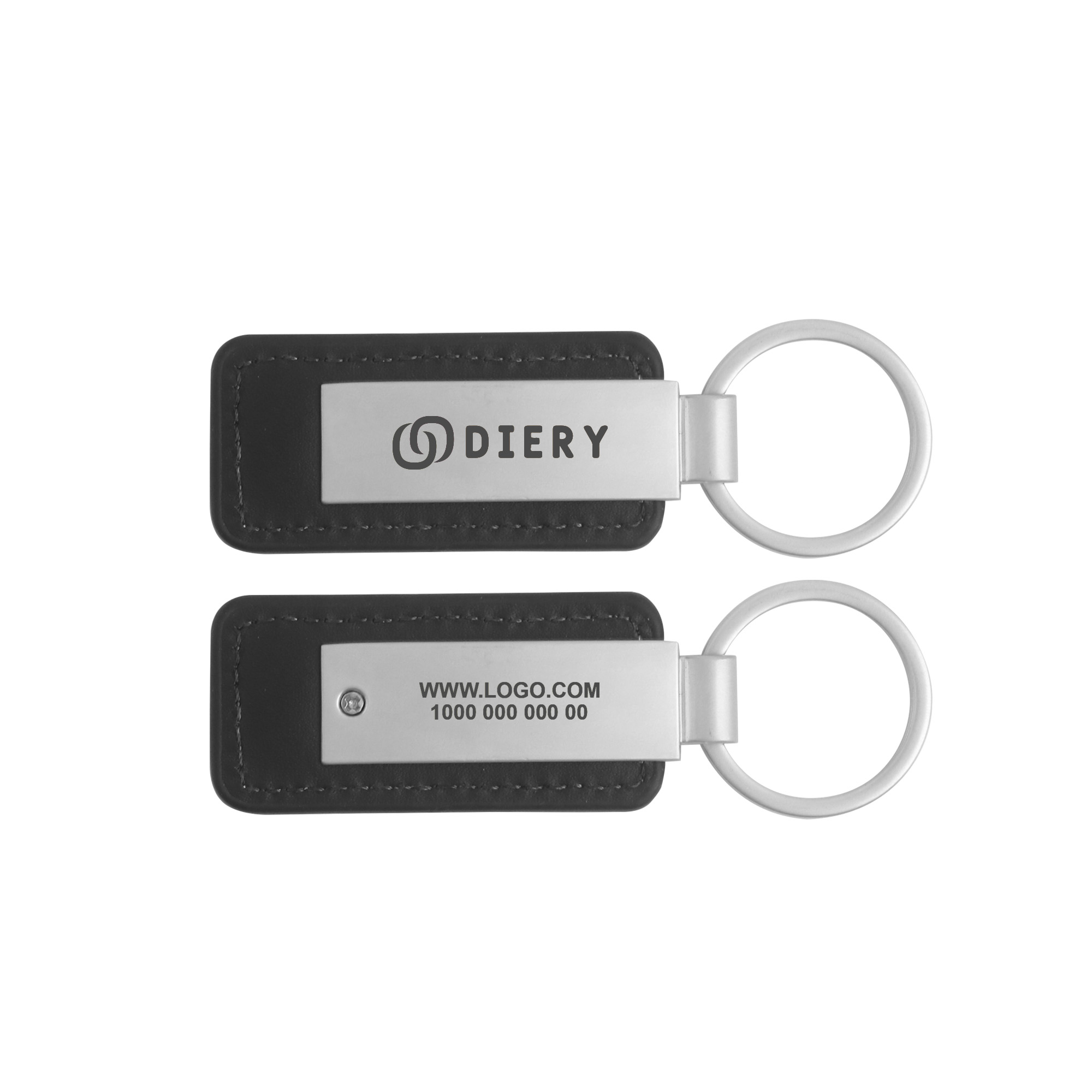 PU Leather Metal Keyring A - Image 4