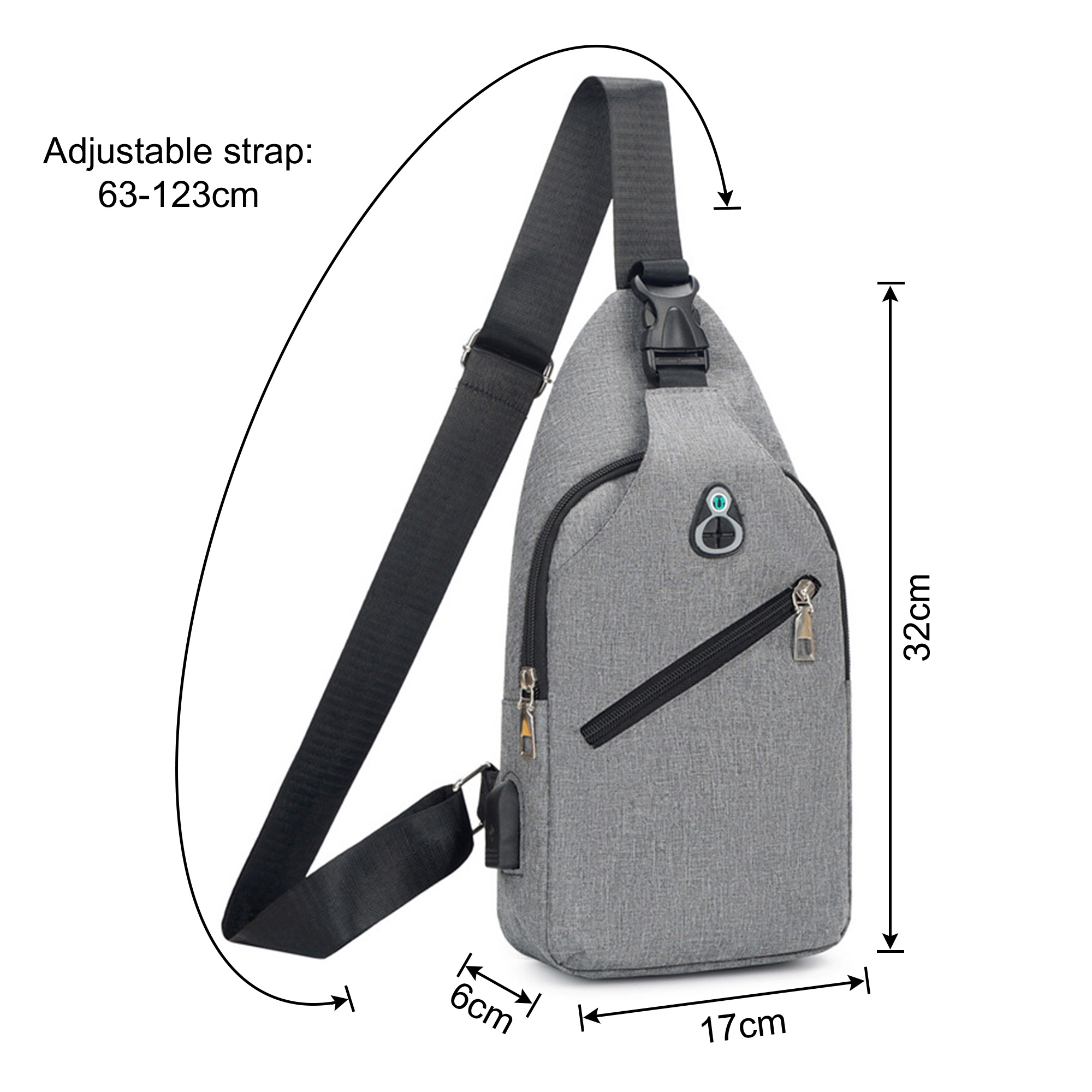 Travel Sling Chest Bag - Image 5