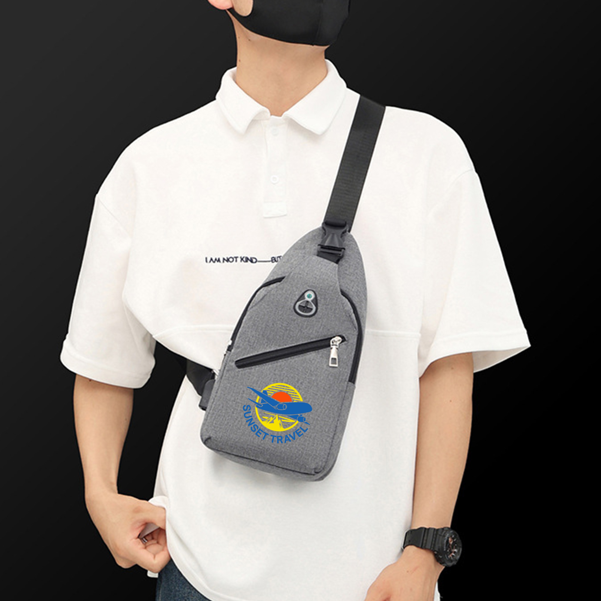 Travel Sling Chest Bag - Image 11