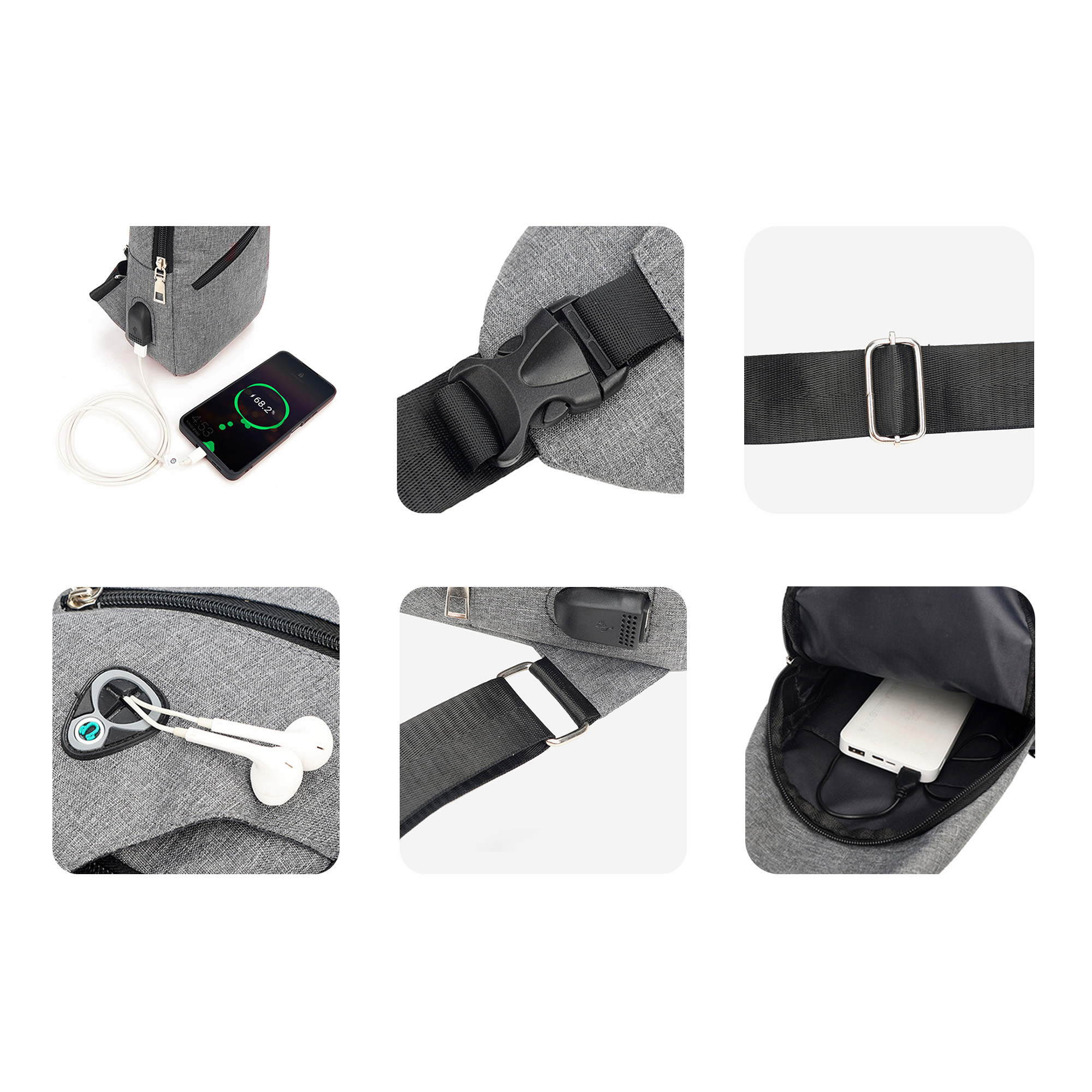 Travel Sling Chest Bag - Image 8