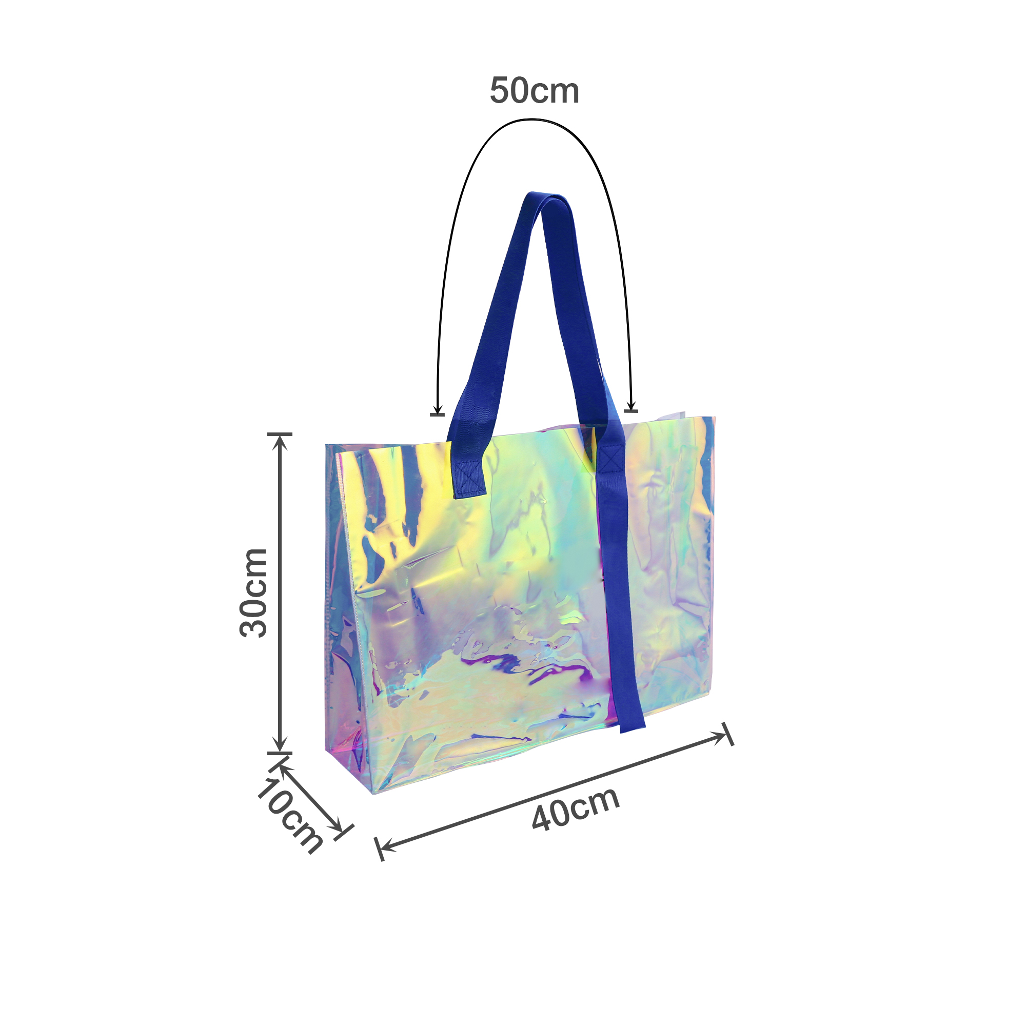 Colorful Transparent PVC Tote Bag - Image 5