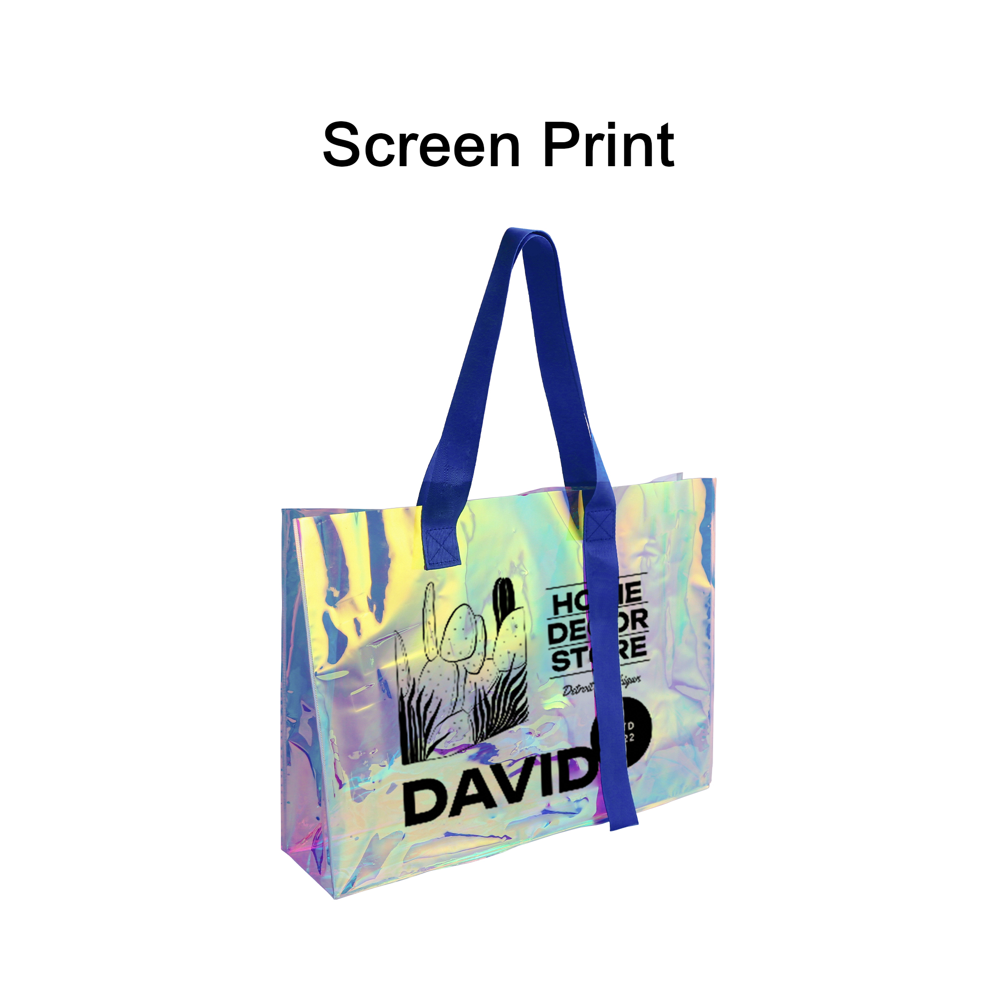 Colorful Transparent PVC Tote Bag - Image 6