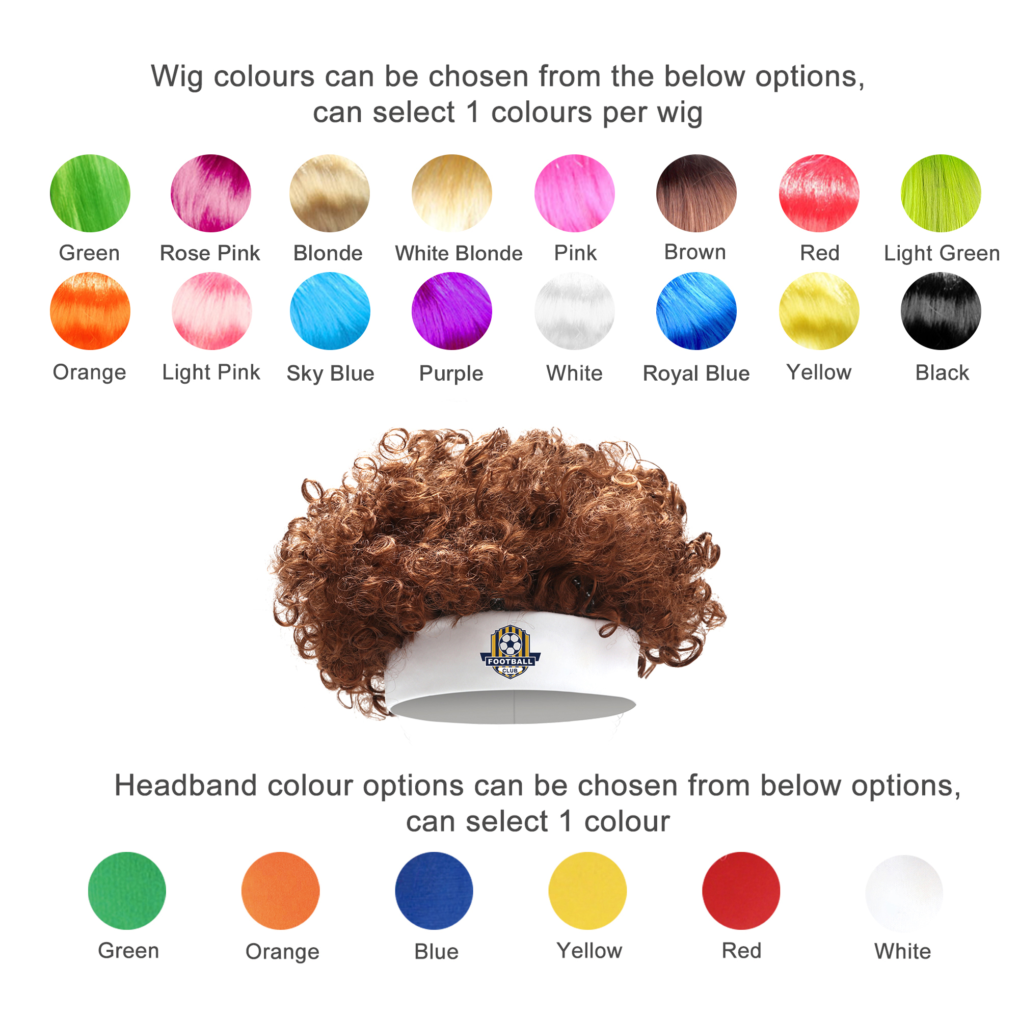 Solid Afro Headband Wig - Image 8