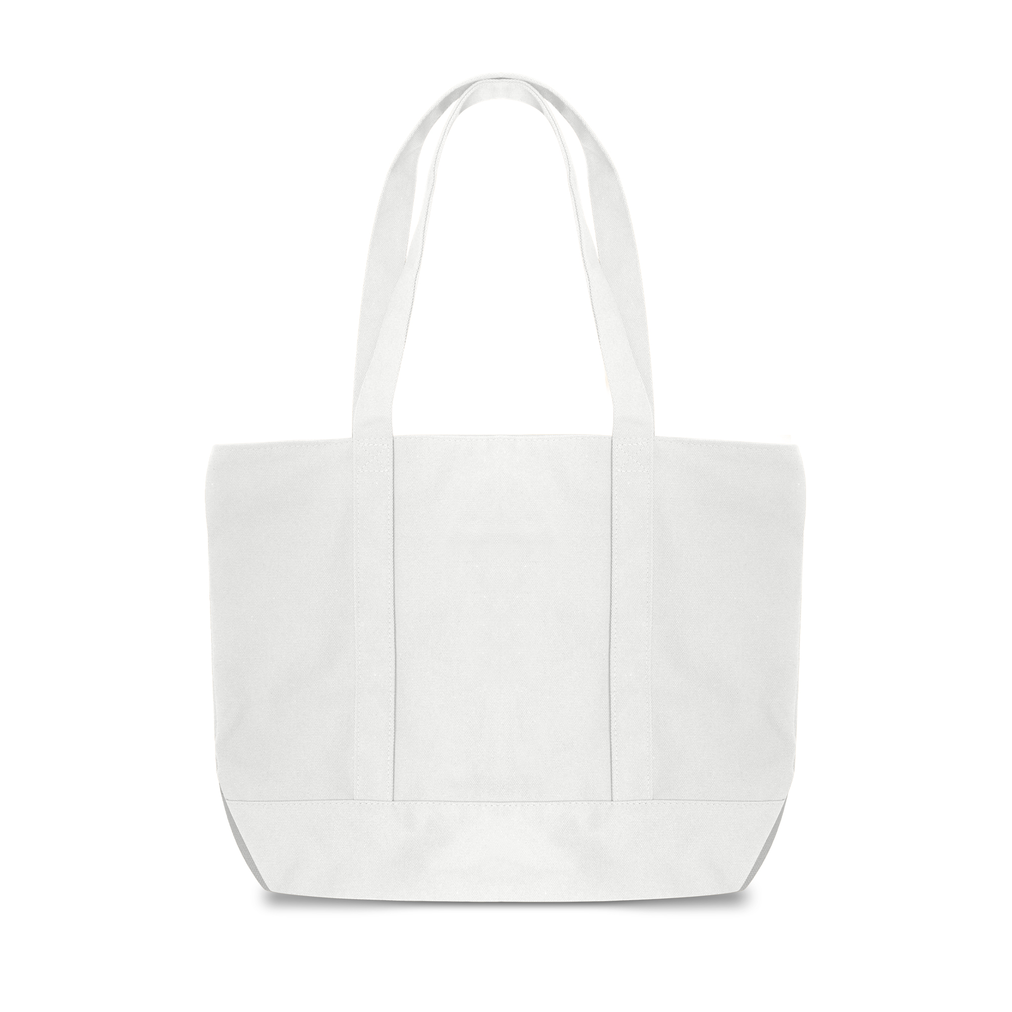 Canvas Zippered Tote Shoulder Bag - Image 5