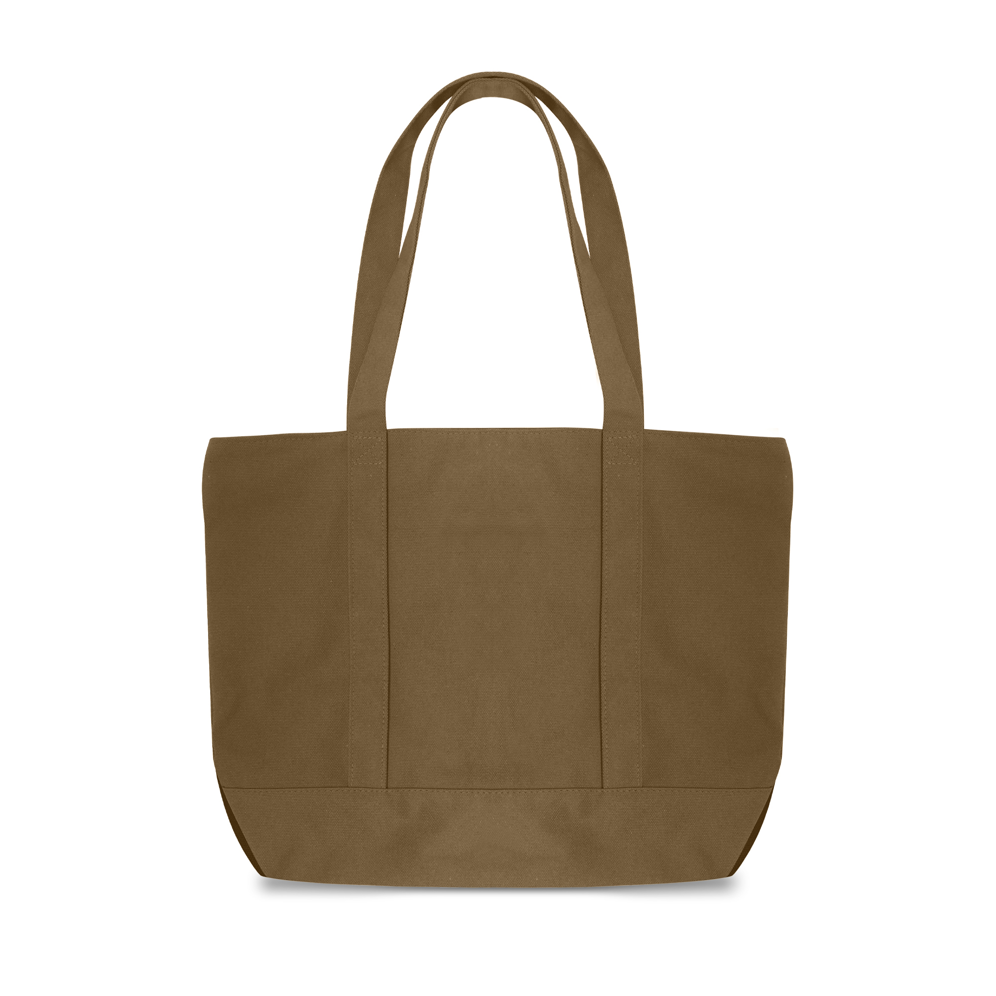 Canvas Zippered Tote Shoulder Bag - Image 7