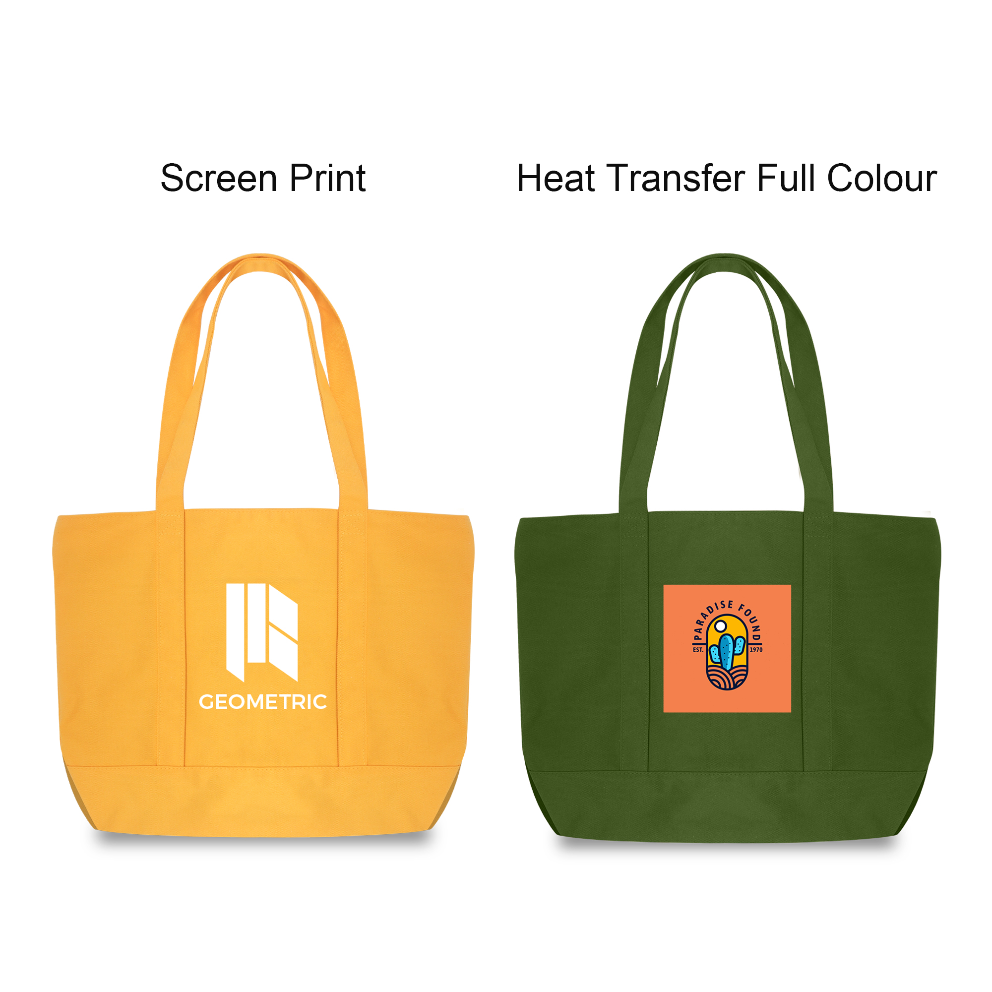 Canvas Zippered Tote Shoulder Bag - Image 10