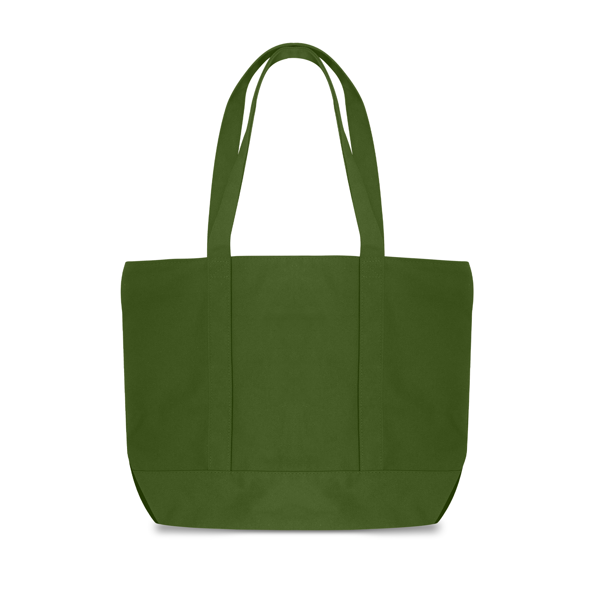 Canvas Zippered Tote Shoulder Bag - Image 3
